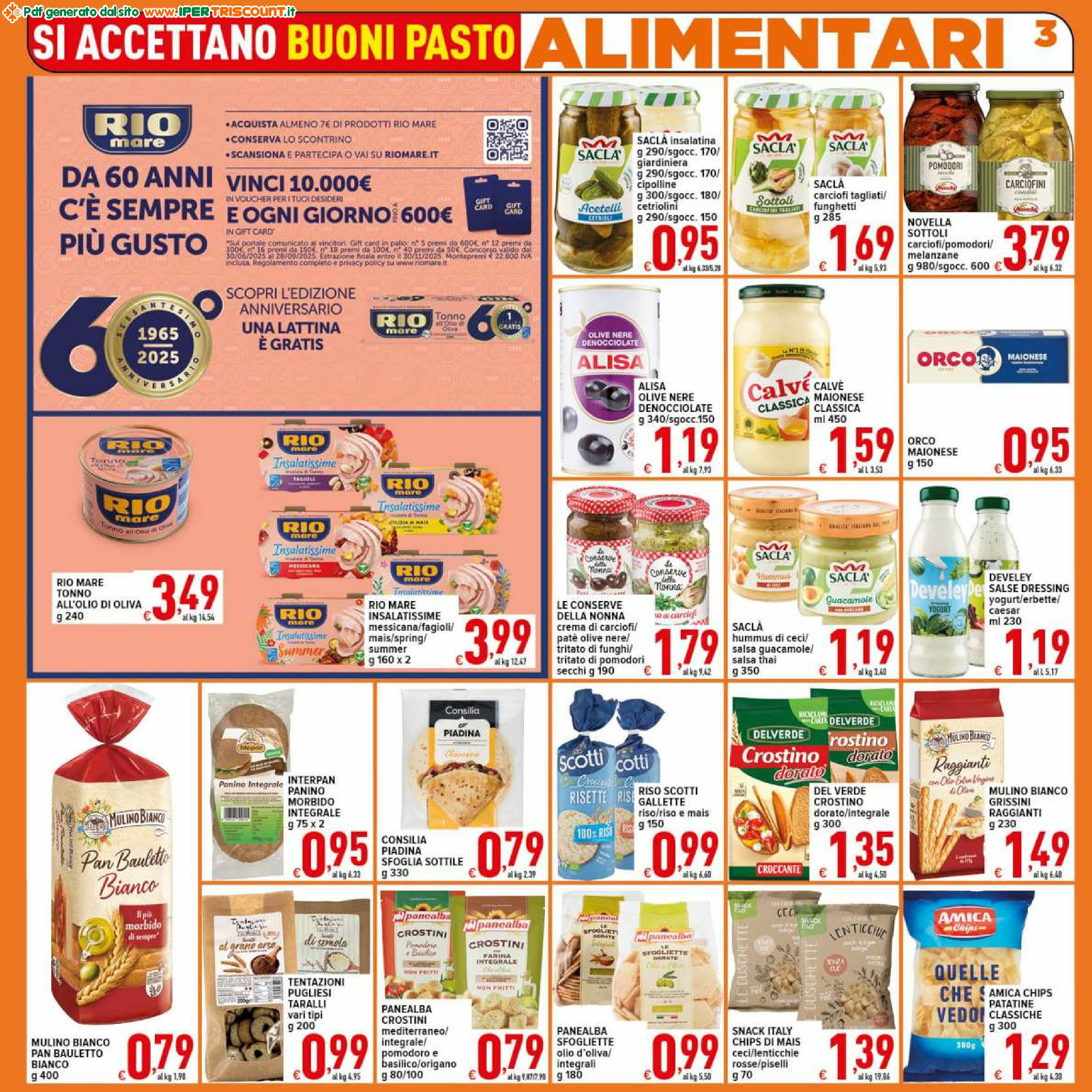 ipertriscount - Volantino Ipertriscount - Arco di Travertino, Ariccia, Bracciano, Casal Bertone, Giardinetti, Ostia Antica valido dal 27/08 al 04/09 - page: 3