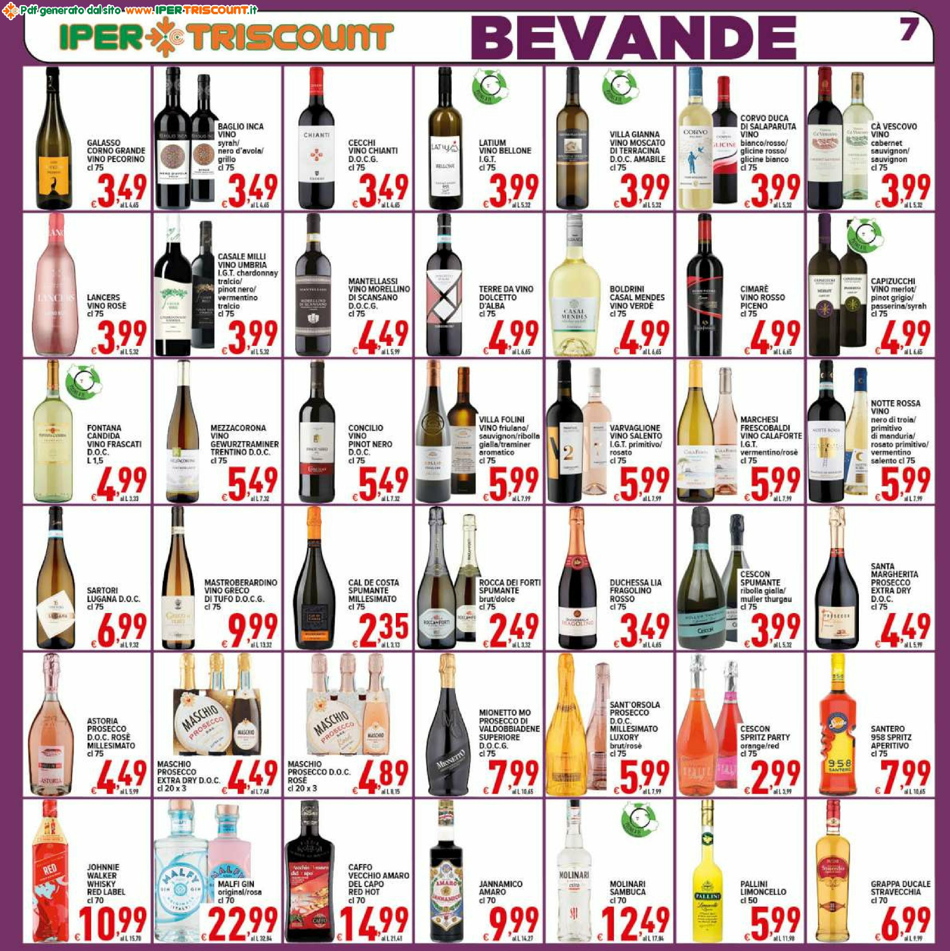ipertriscount - Volantino Ipertriscount - Ponte di Nona, Centro commerciale Unico valido dal 27/08 al 04/09 - page: 7