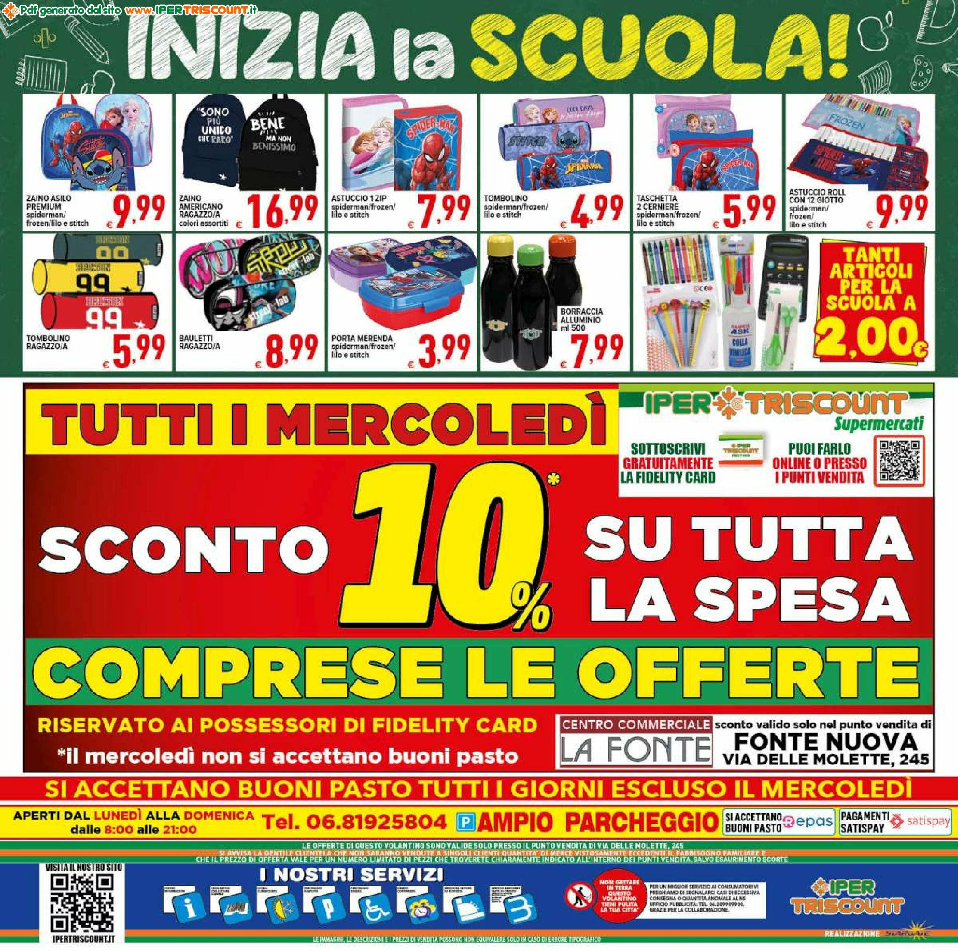 ipertriscount - Volantino Ipertriscount - Fonte Nuova valido dal 27/08 al 04/09 - page: 20