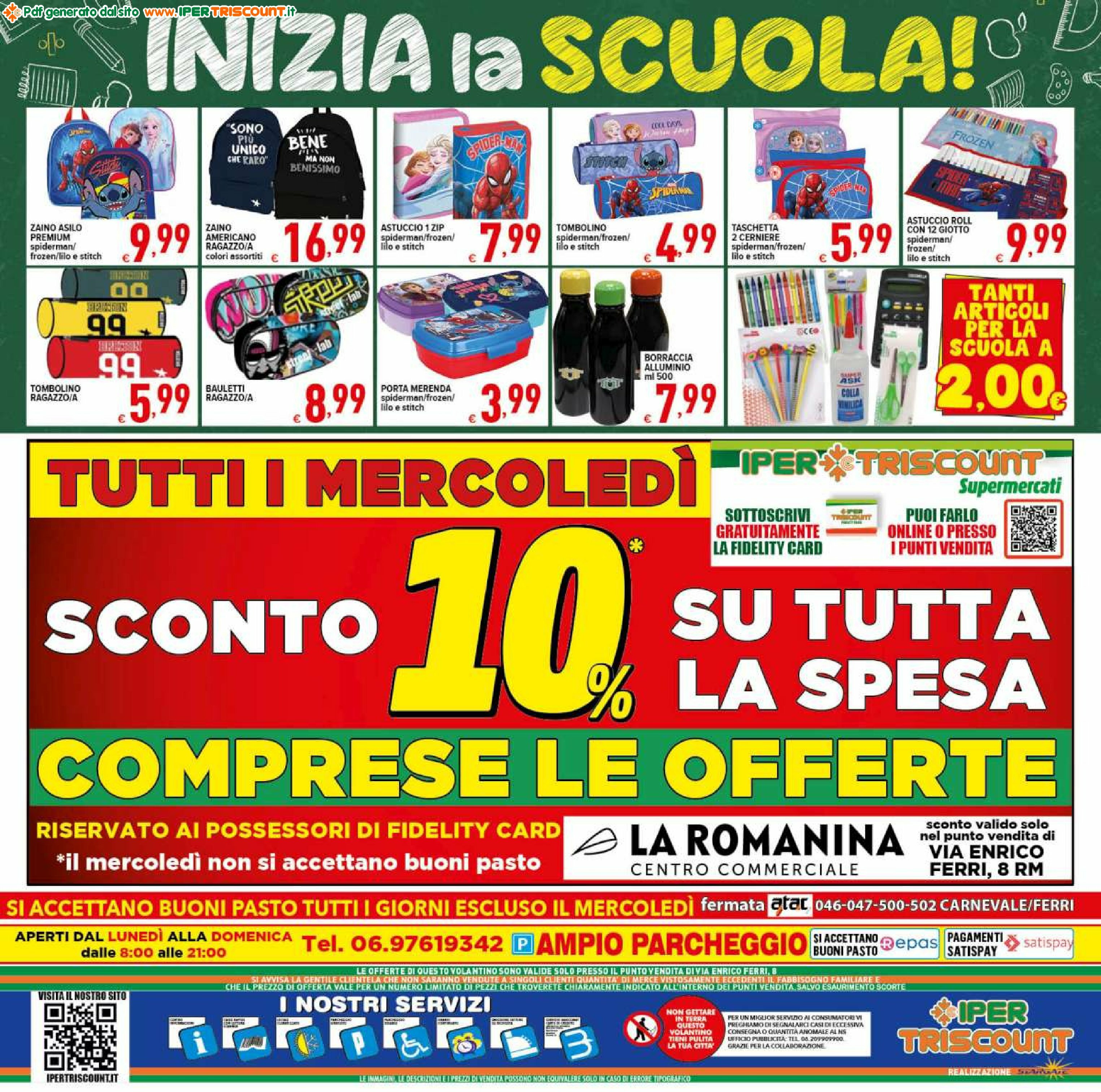 ipertriscount - Volantino Ipertriscount - C.C. La Romanina valido dal 27/08 al 04/09 - page: 20