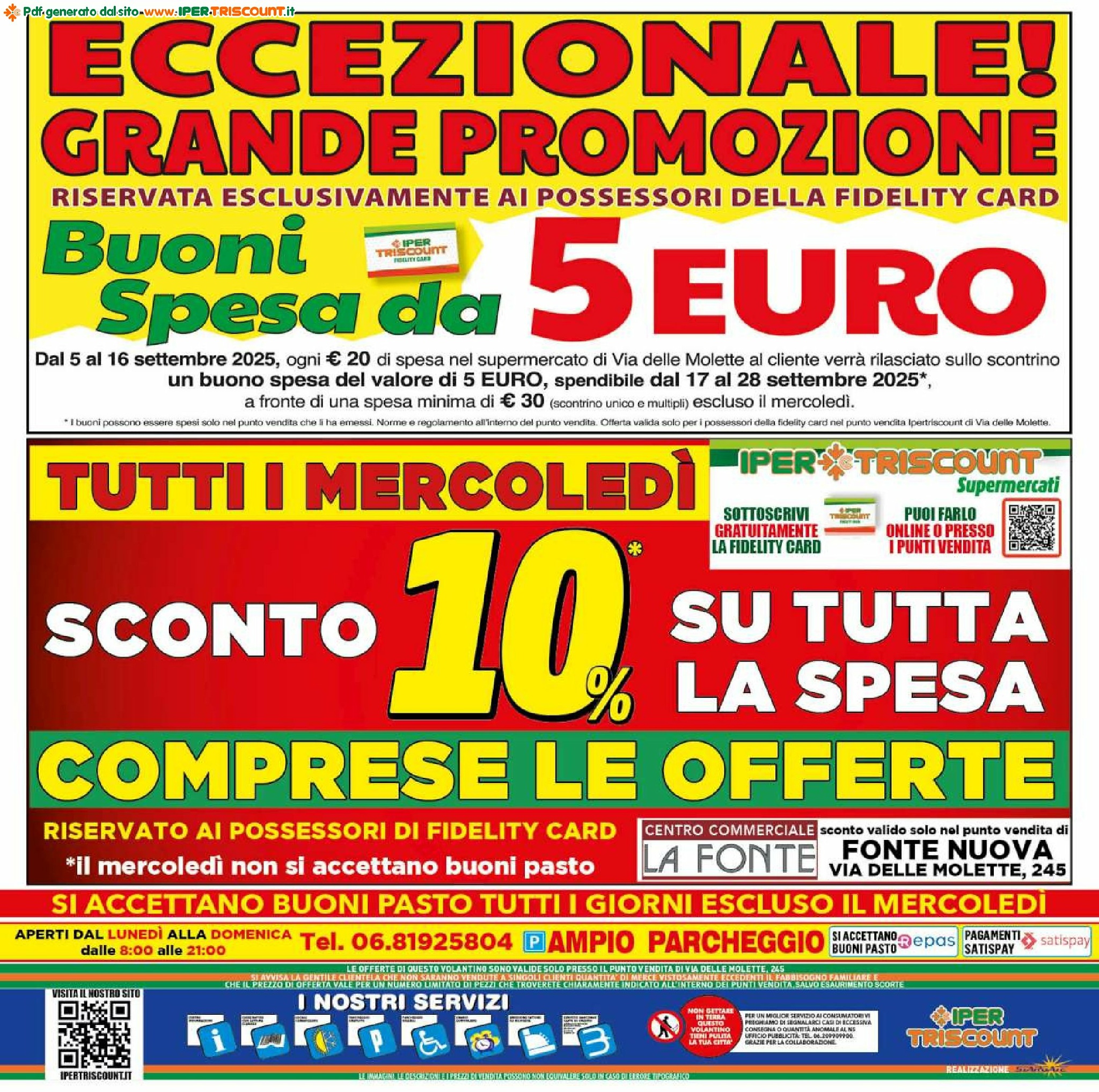ipertriscount - Volantino Ipertriscount - Fonte Nuova valido dal 05/09 al 16/09 - page: 20