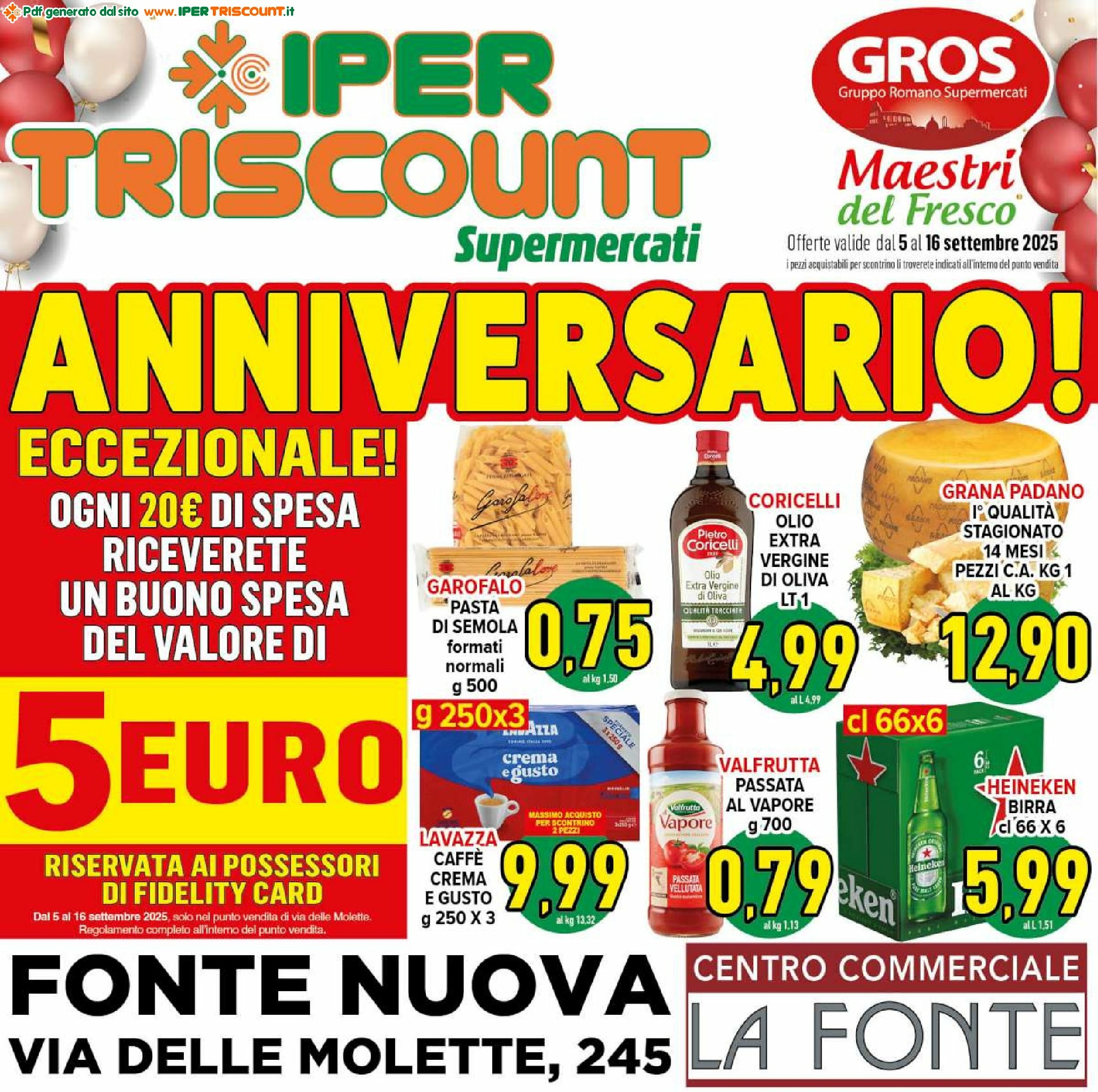 ipertriscount - Volantino Ipertriscount - Fonte Nuova valido dal 05/09 al 16/09