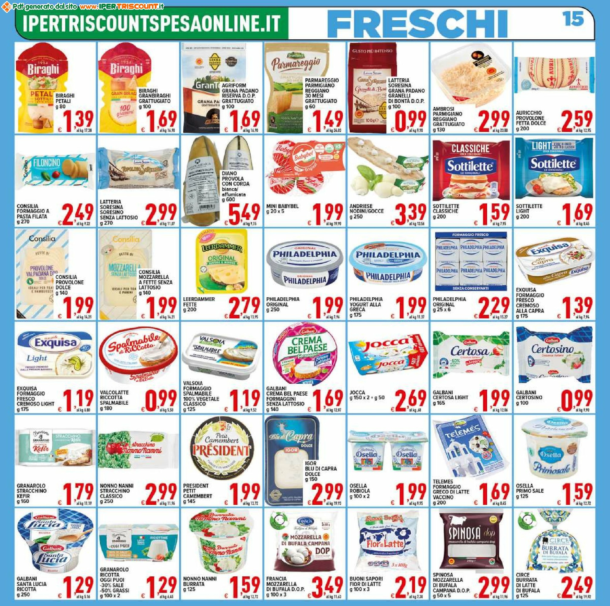 ipertriscount - Volantino Ipertriscount - Ponte di Nona, Centro commerciale Unico valido dal 05/09 al 16/09 - page: 15