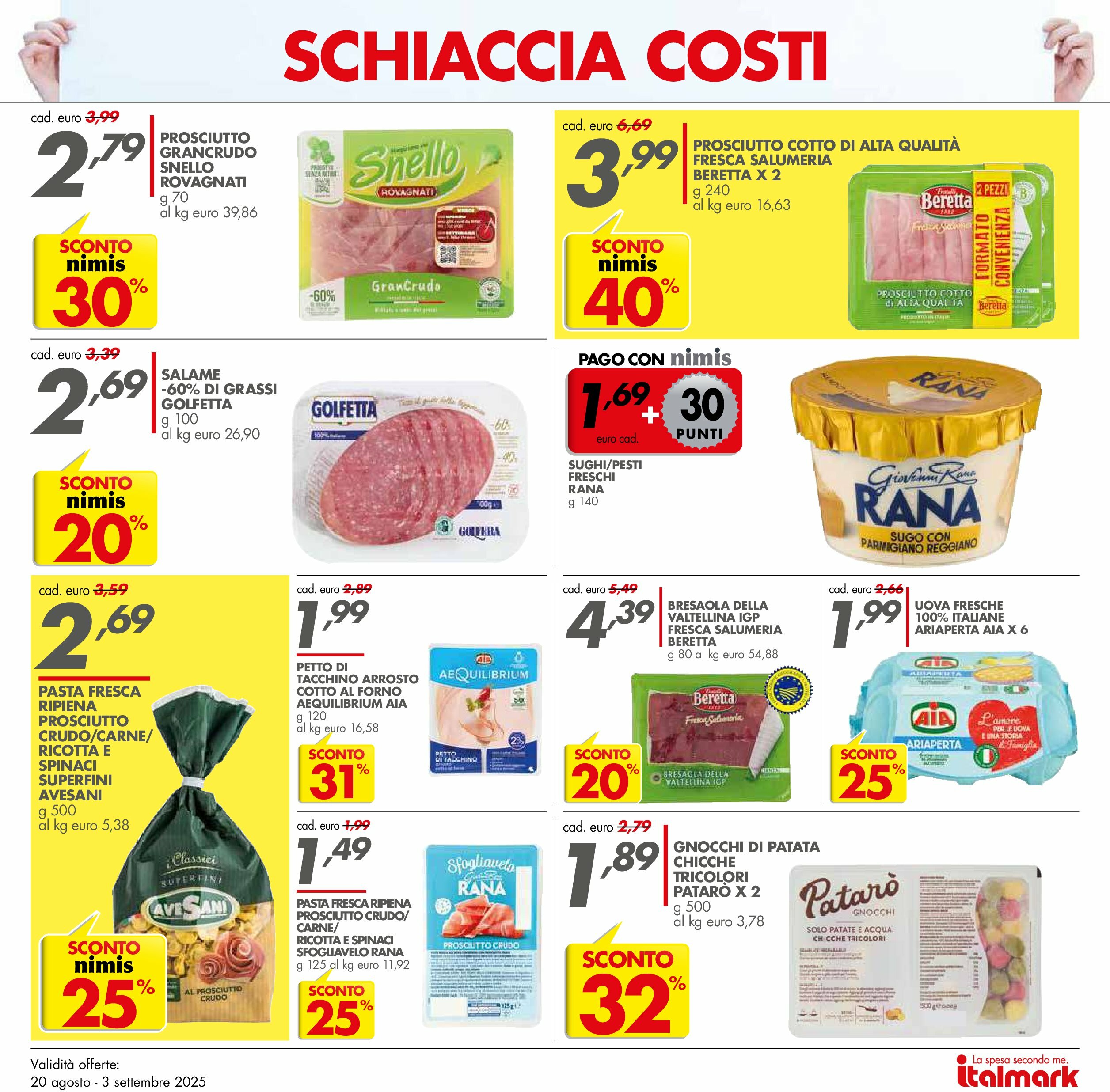 italmark - Volantino Italmark valido dal 20/08 al 03/09 - page: 11