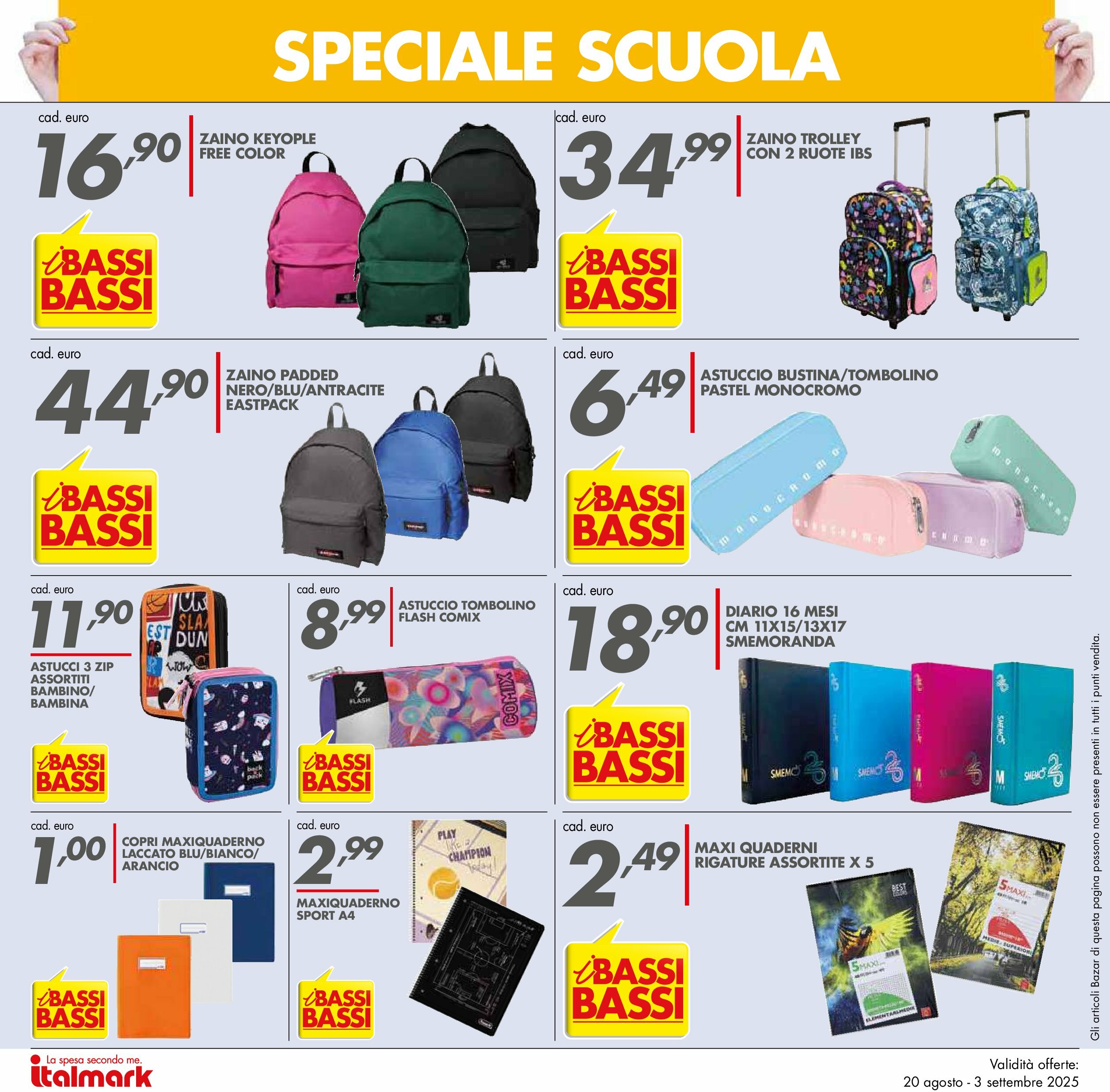 italmark - Volantino Italmark valido dal 20/08 al 03/09 - page: 18