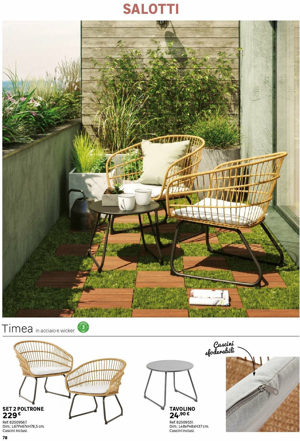 leroy-merlin - Volantino Leroy Merlin - Catalogo Giardino valido dal 01/06 al 31/10 - page: 78