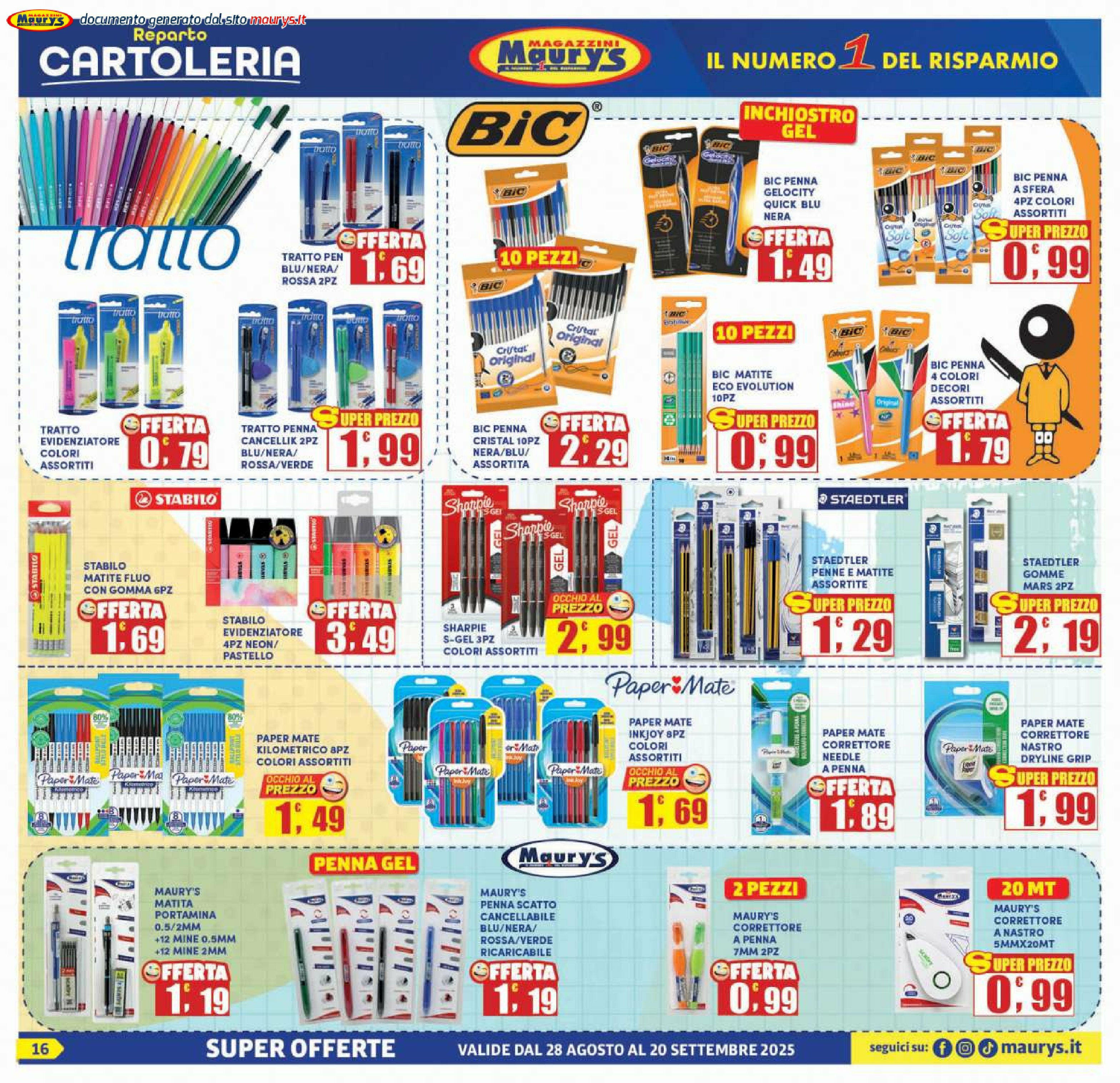 maury-s - Volantino Maury's - Back to school valido dal 28/08 al 20/09 - page: 16