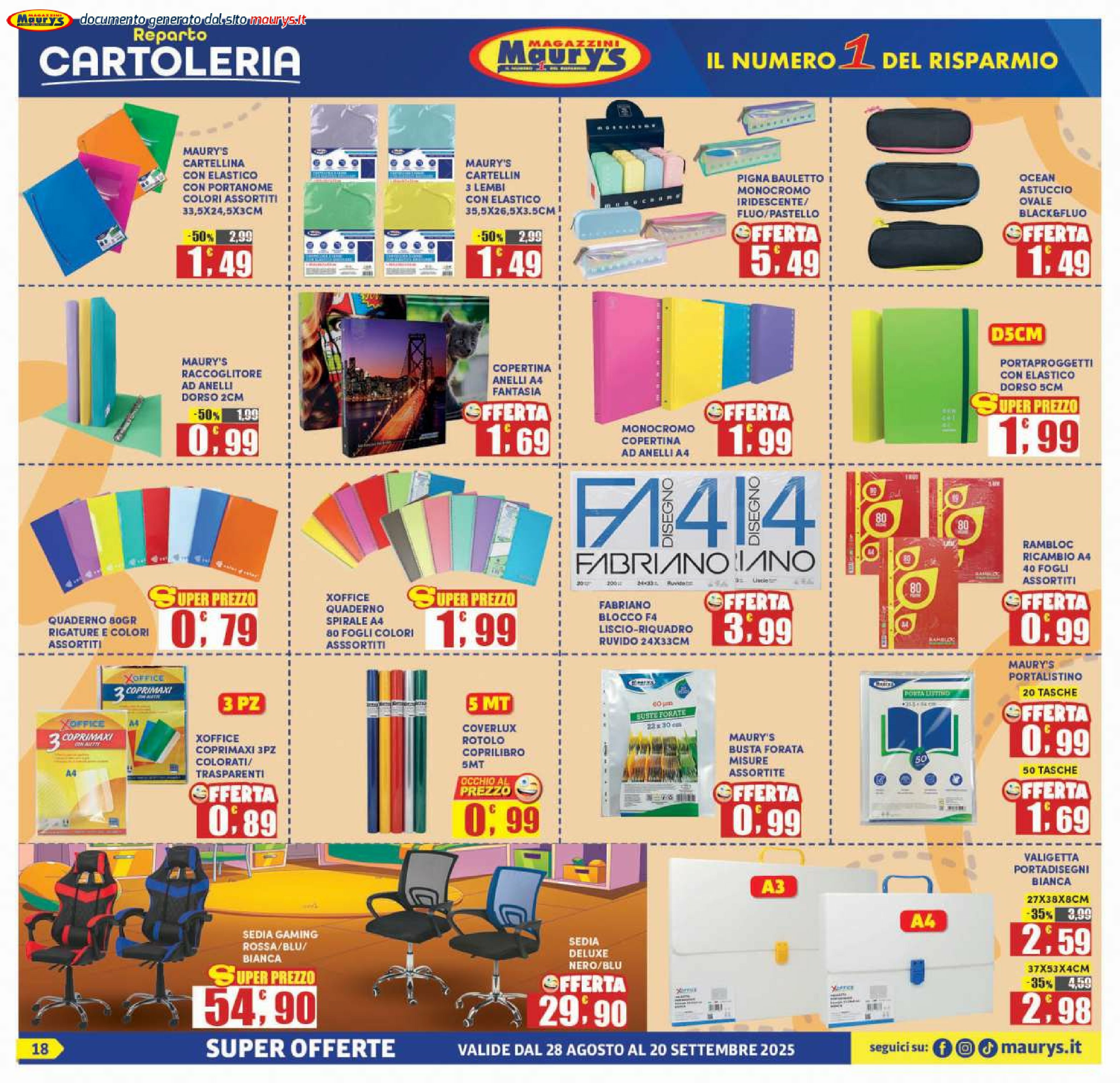 maury-s - Volantino Maury's - Back to school valido dal 28/08 al 20/09 - page: 18