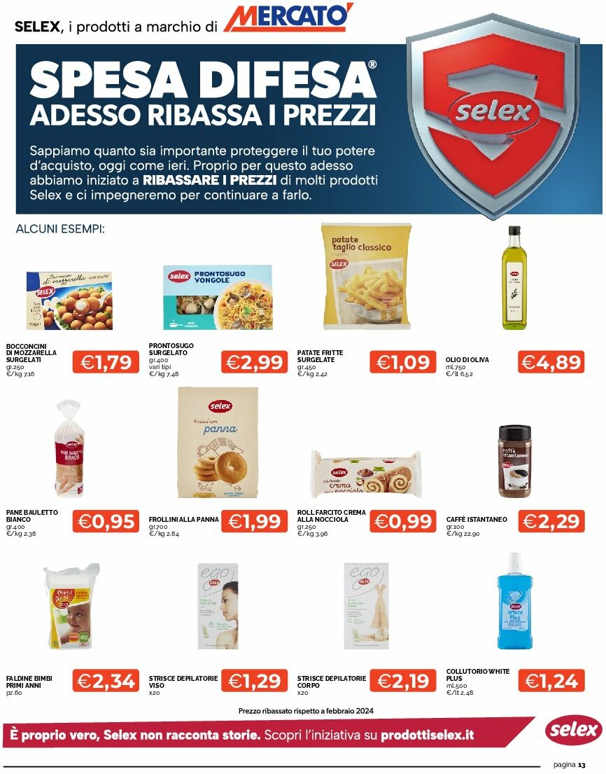 mercato - Volantino Mercatò - Feste Imperdibili valido dal 11/08 al 24/08 - page: 13