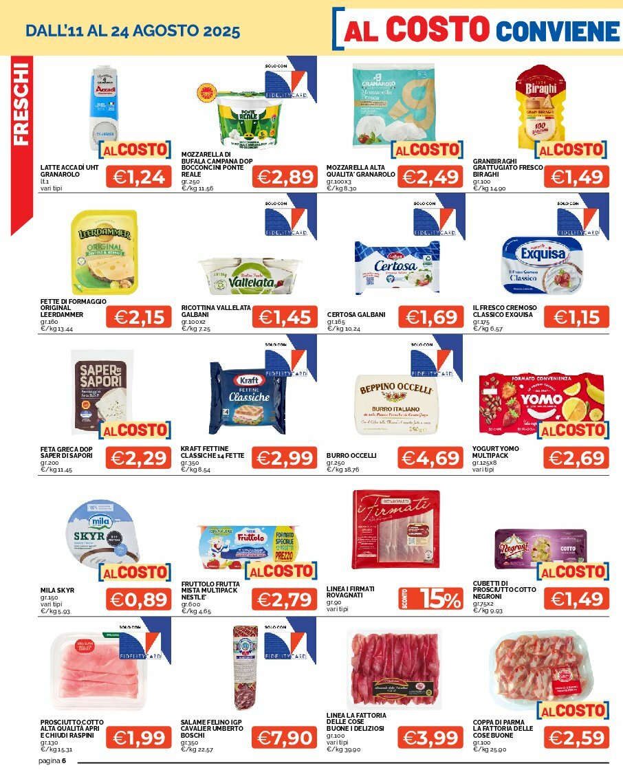 mercato - Volantino Mercatò - Feste Imperdibili valido dal 11/08 al 24/08 - page: 6