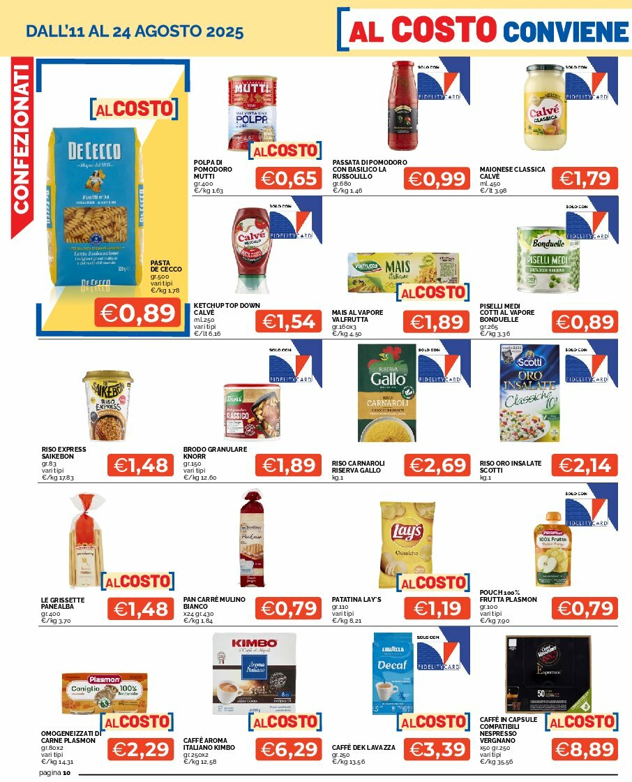 mercato - Volantino Mercatò - Feste Imperdibili valido dal 11/08 al 24/08 - page: 10