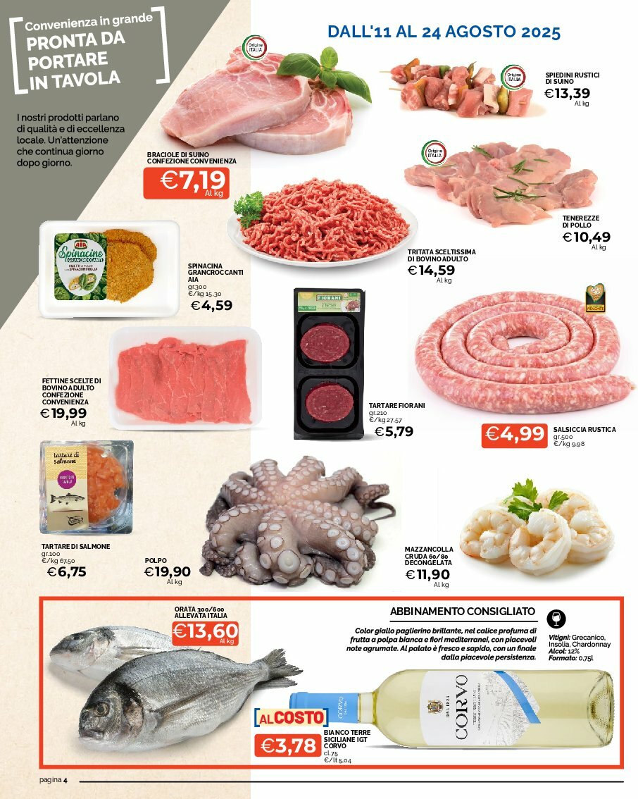 mercato - Volantino Mercatò - Feste Imperdibili valido dal 11/08 al 24/08 - page: 4