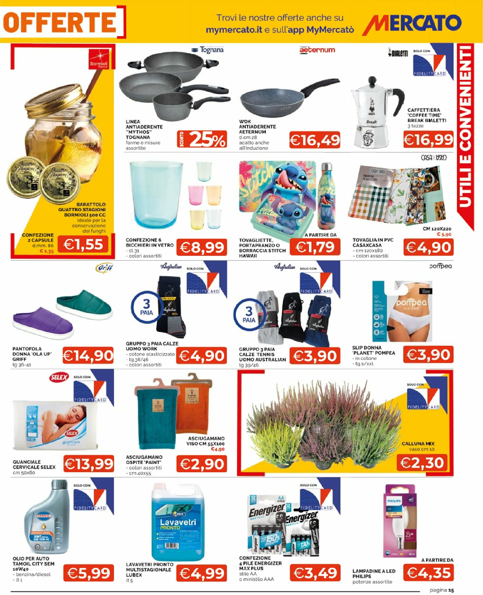 mercato - Volantino Mercatò - Sottocosto Freschissimi valido dal 25/08 al 03/09 - page: 15