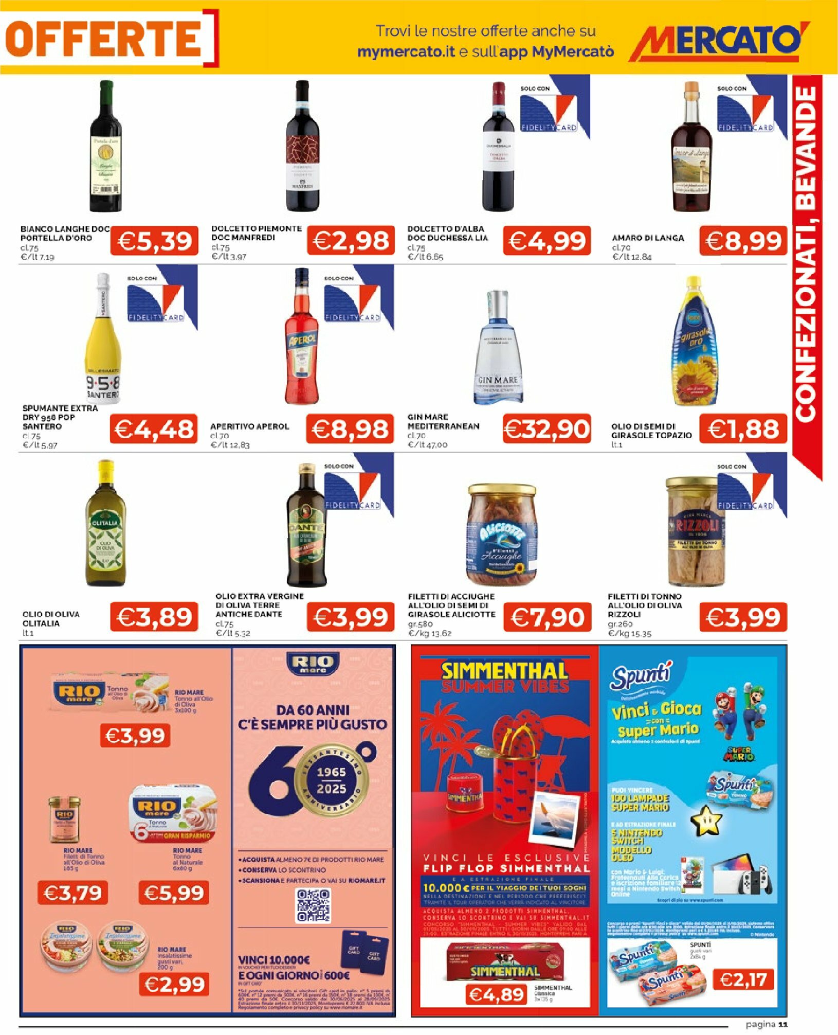 mercato - Volantino Mercatò - Sottocosto Freschissimi valido dal 25/08 al 03/09 - page: 11