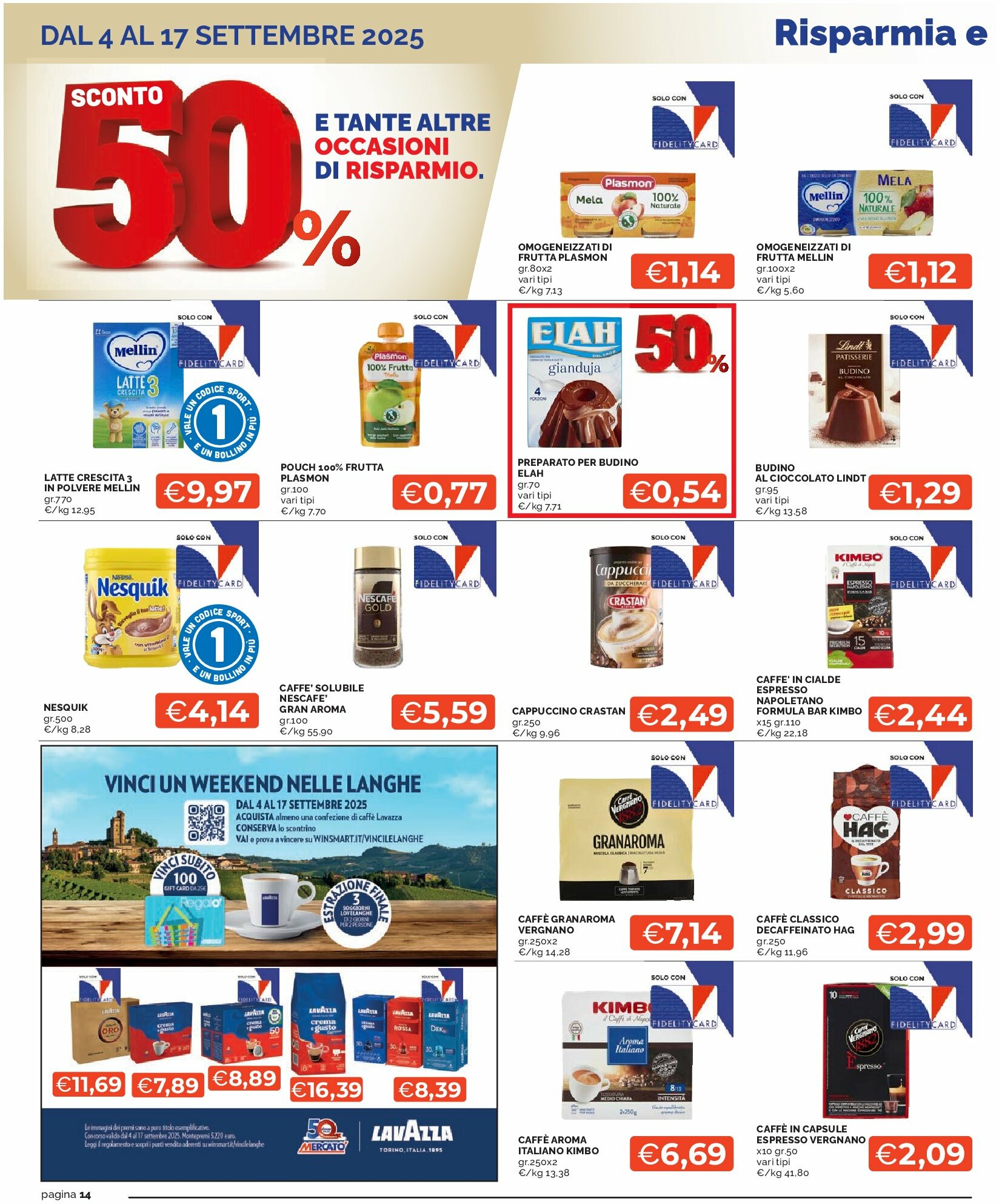 mercato - Volantino Mercatò - Feste Imperdibili valido dal 04/09 al 17/09 - page: 14