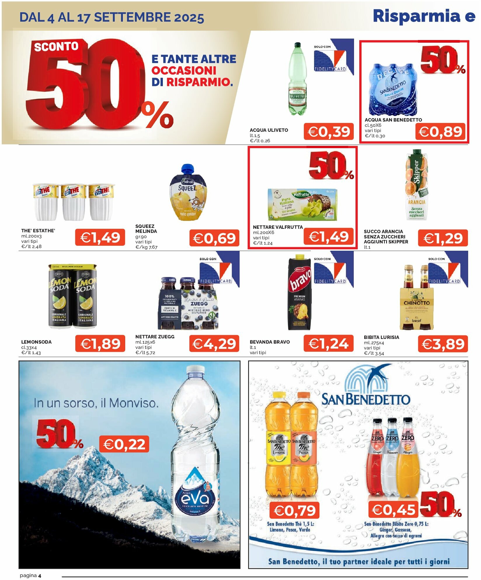 mercato - Volantino Mercatò - Feste Imperdibili valido dal 04/09 al 17/09 - page: 4