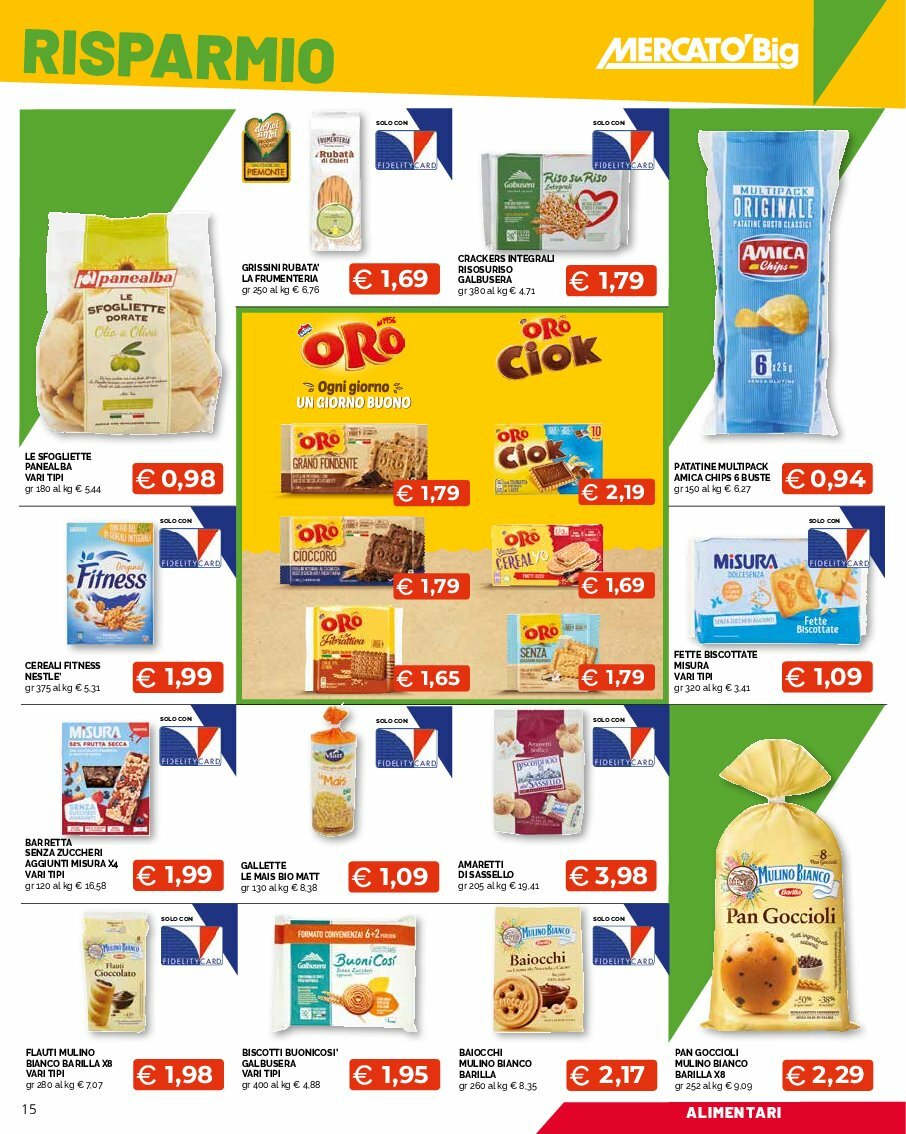 mercato-big - Volantino Mercatò Big - Sottocosto Freschissimi valido dal 11/08 al 24/08 - page: 15