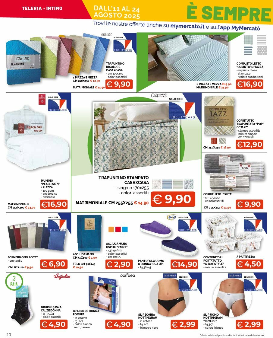 mercato-big - Volantino Mercatò Big - Sottocosto Freschissimi valido dal 11/08 al 24/08 - page: 20