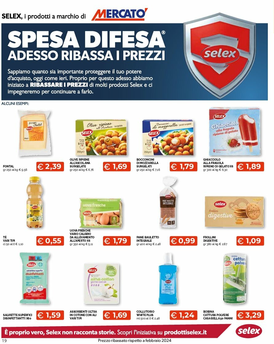 mercato-big - Volantino Mercatò Big - Sottocosto Freschissimi valido dal 11/08 al 24/08 - page: 19