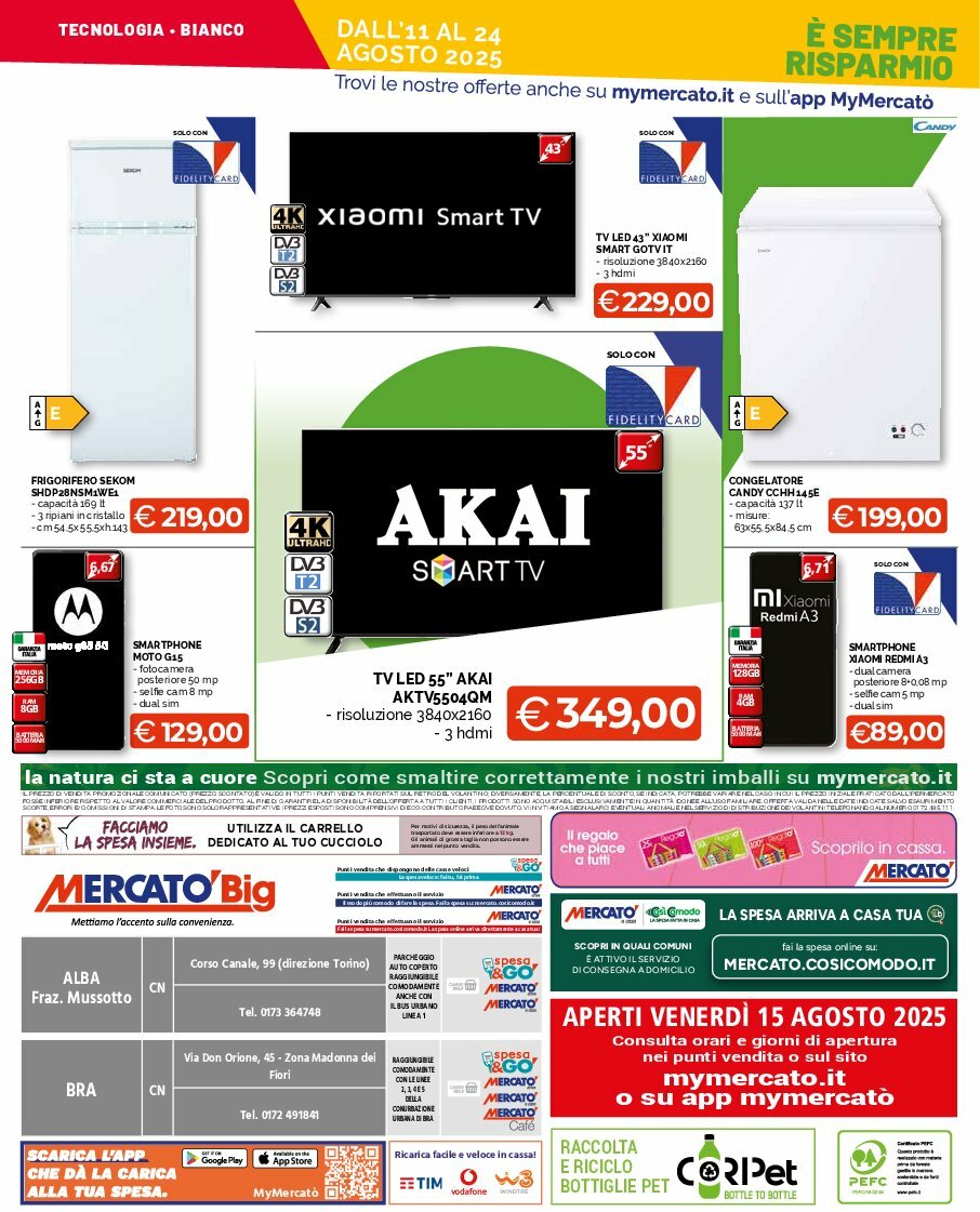 mercato-big - Volantino Mercatò Big - Sottocosto Freschissimi valido dal 11/08 al 24/08 - page: 24