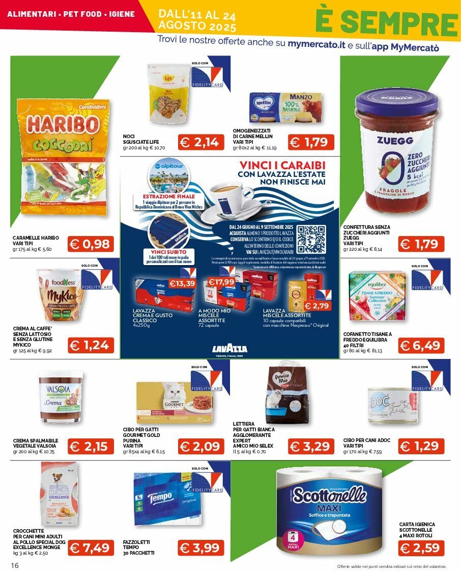 mercato-big - Volantino Mercatò Big - Sottocosto Freschissimi valido dal 11/08 al 24/08 - page: 16