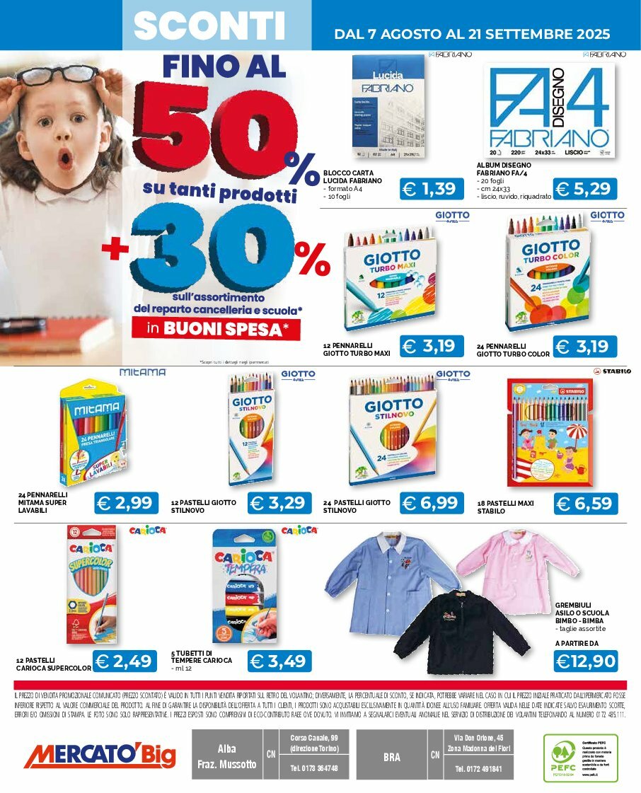 mercato-big - Volantino Mercatò Big - Pronti? Sconti! Scuola valido dal 07/08 al 21/09 - page: 8