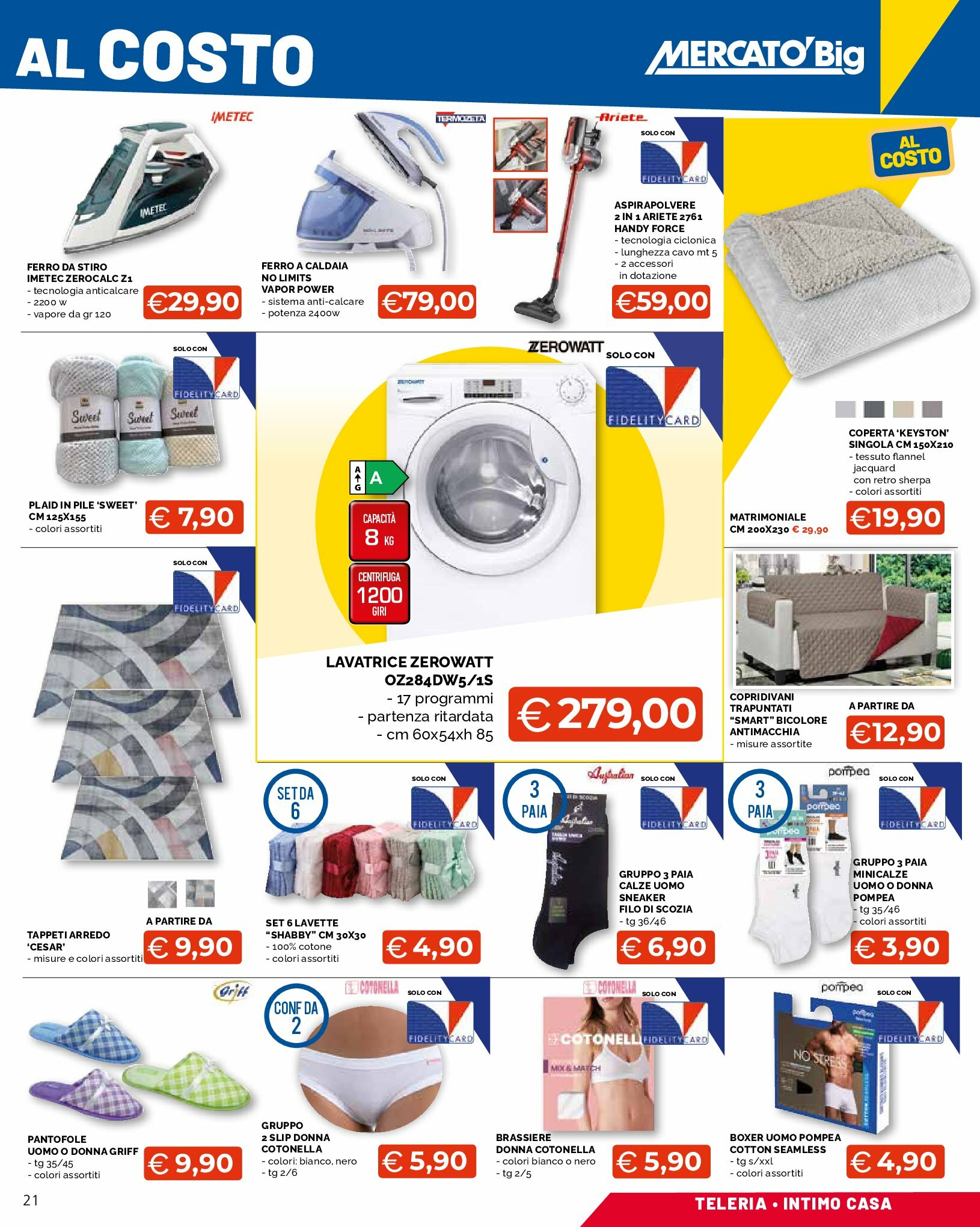 mercato-big - Volantino Mercatò Big - Affarissimi al costo valido dal 25/08 al 03/09 - page: 21