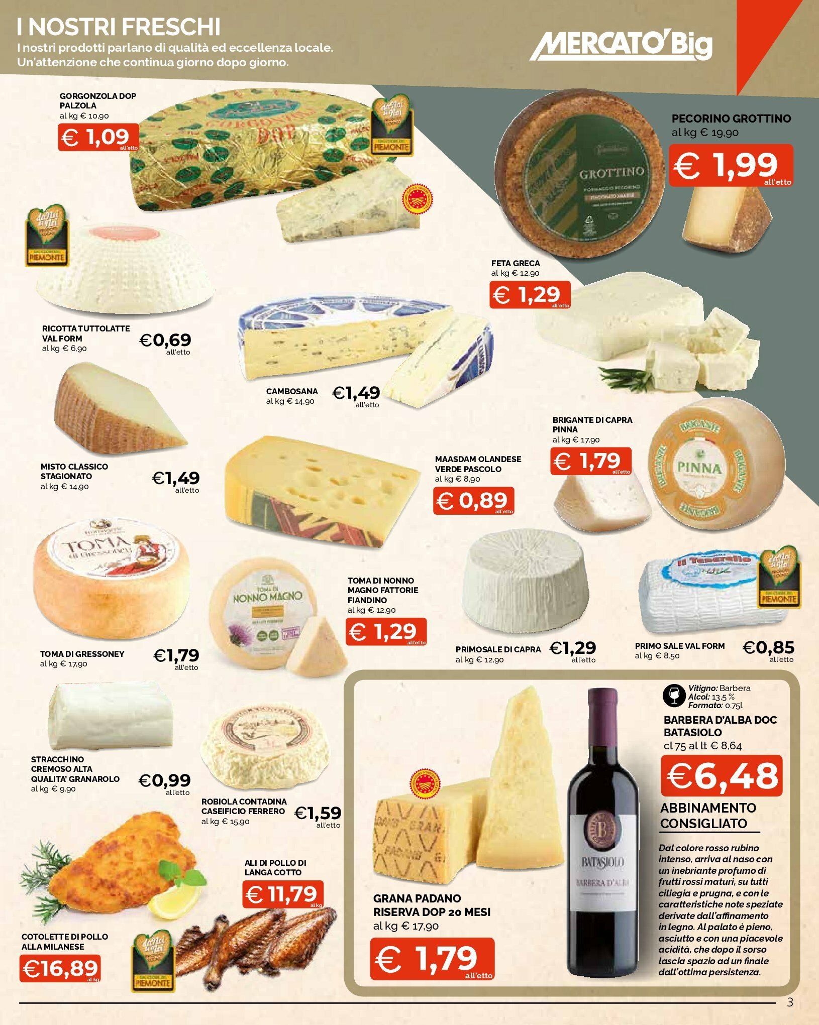mercato-big - Volantino Mercatò Big - Affarissimi al costo valido dal 25/08 al 03/09 - page: 3