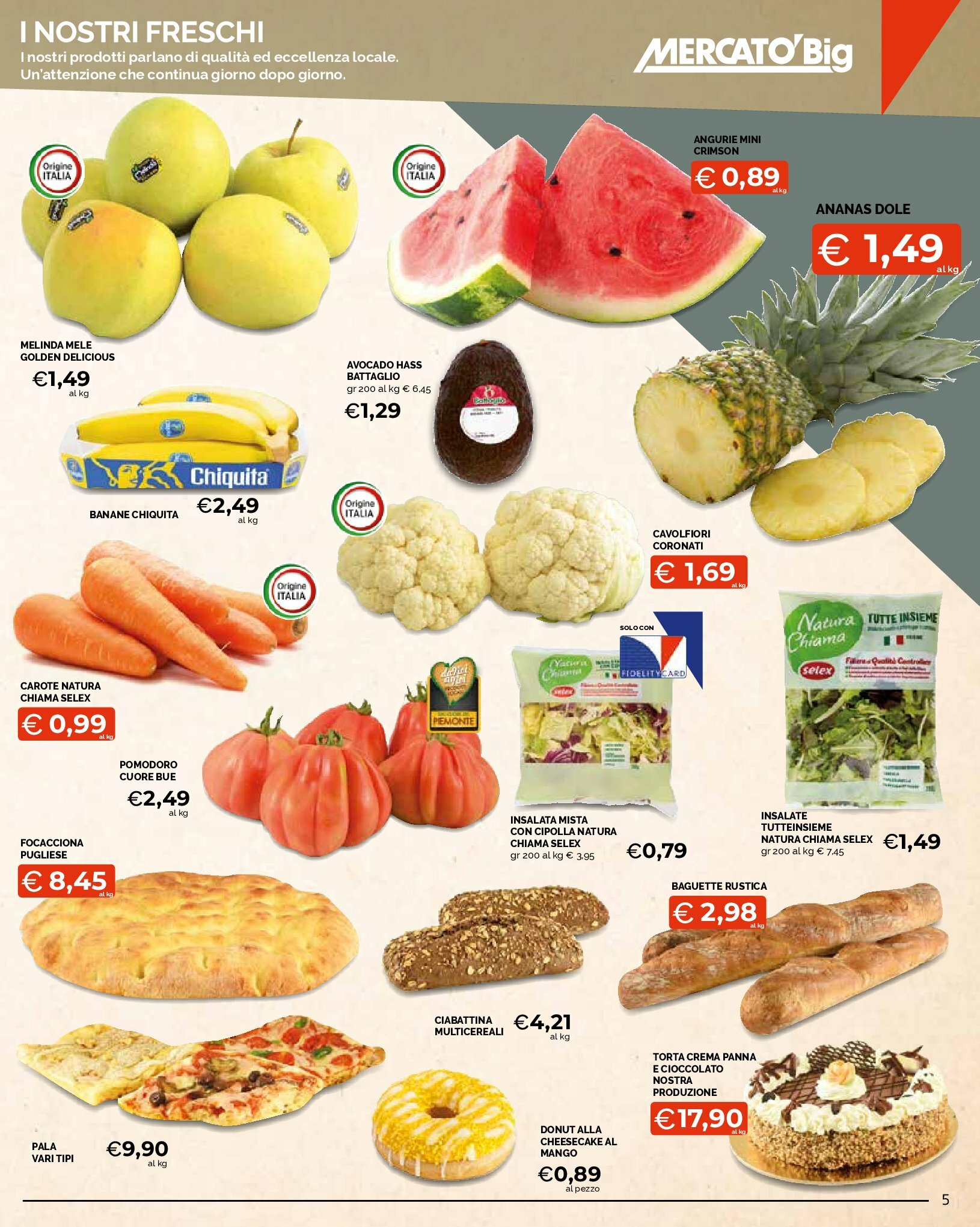 mercato-big - Volantino Mercatò Big - Affarissimi al costo valido dal 25/08 al 03/09 - page: 5