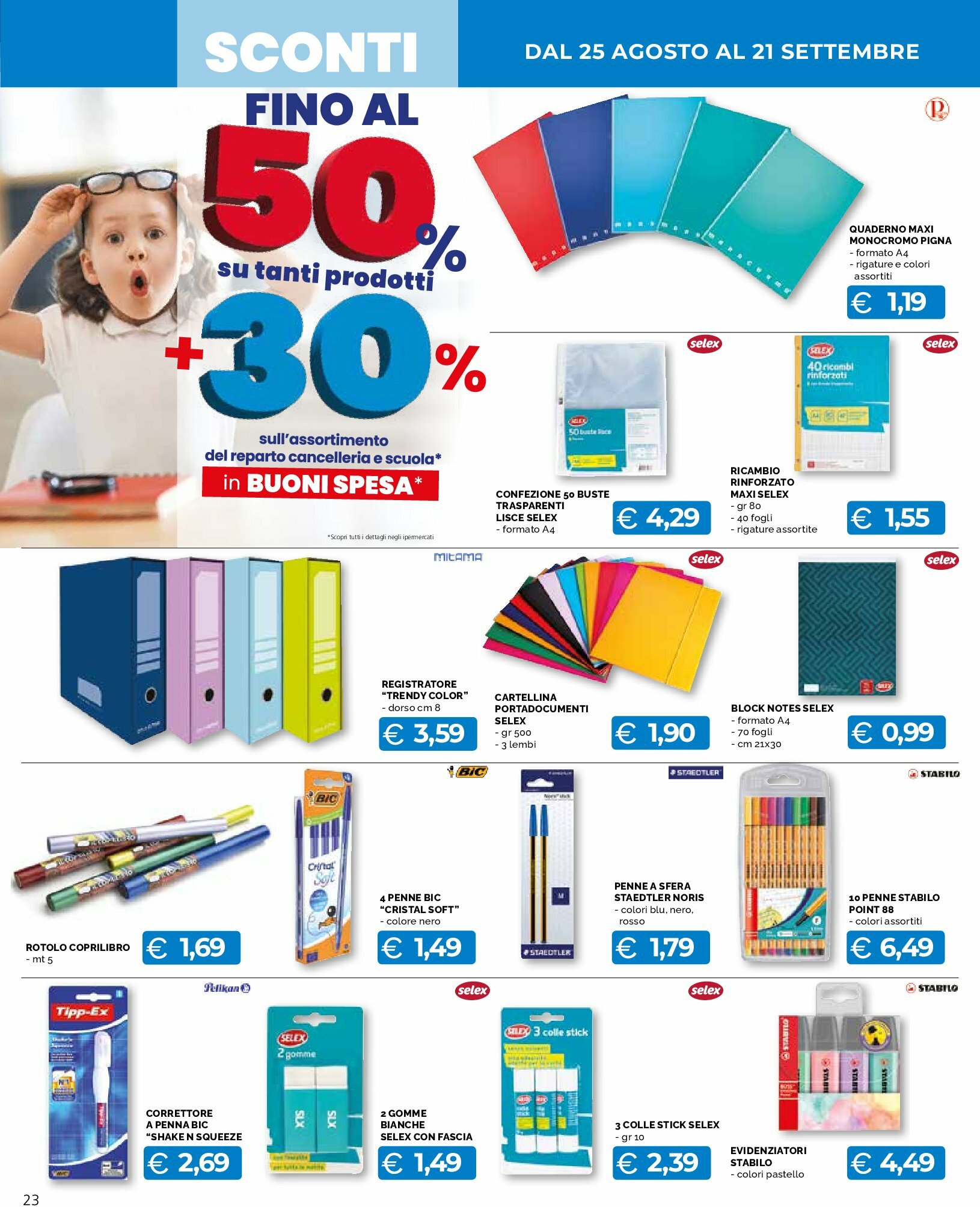 mercato-big - Volantino Mercatò Big - Affarissimi al costo valido dal 25/08 al 03/09 - page: 23