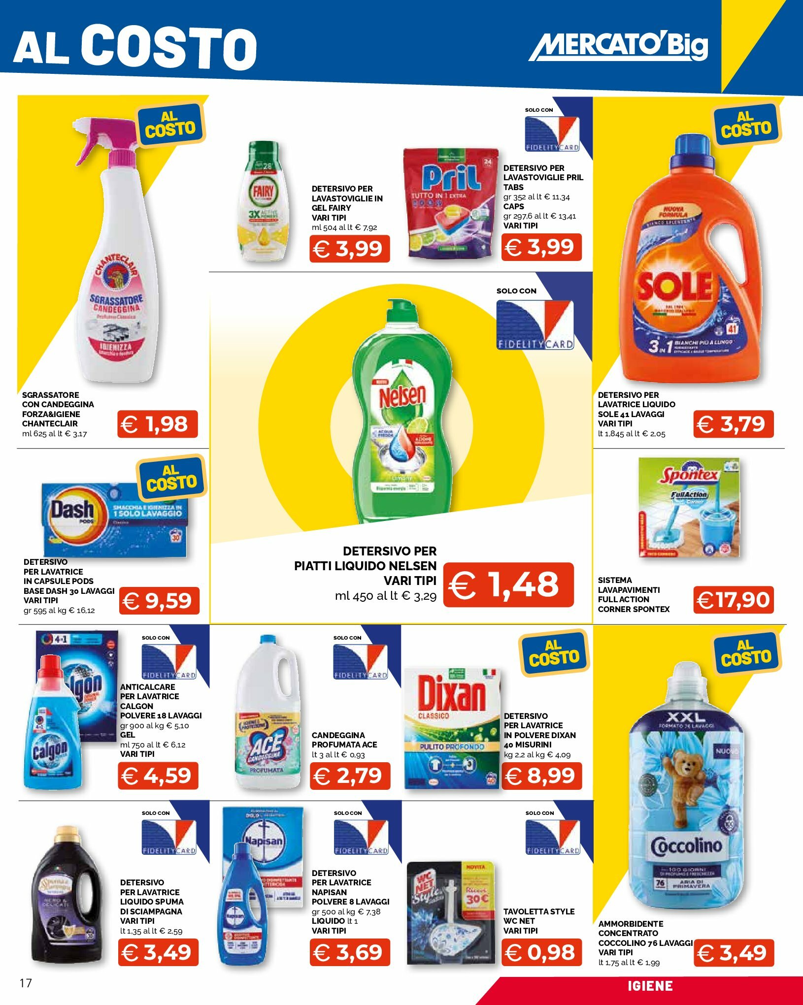 mercato-big - Volantino Mercatò Big - Affarissimi al costo valido dal 25/08 al 03/09 - page: 17