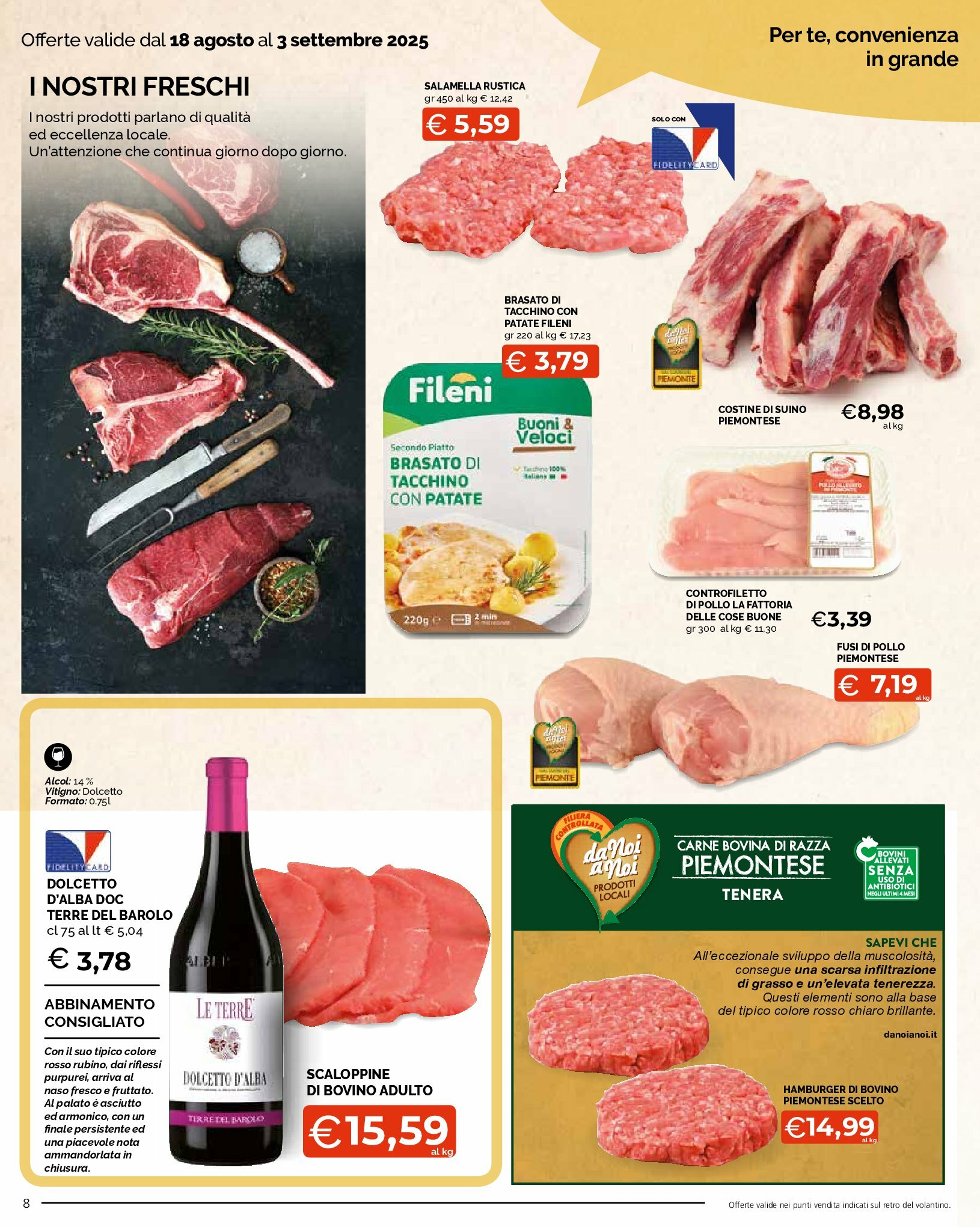 mercato-local - Volantino Mercatò Local valido dal 18/08 al 03/09 - page: 8