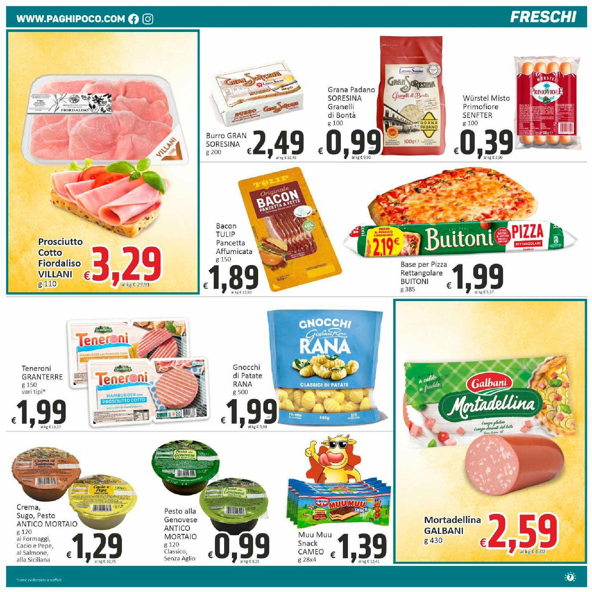 paghi-poco - Volantino Paghi Poco - Punti Vendita in Elenco valido dal 19/08 al 28/08 - page: 7