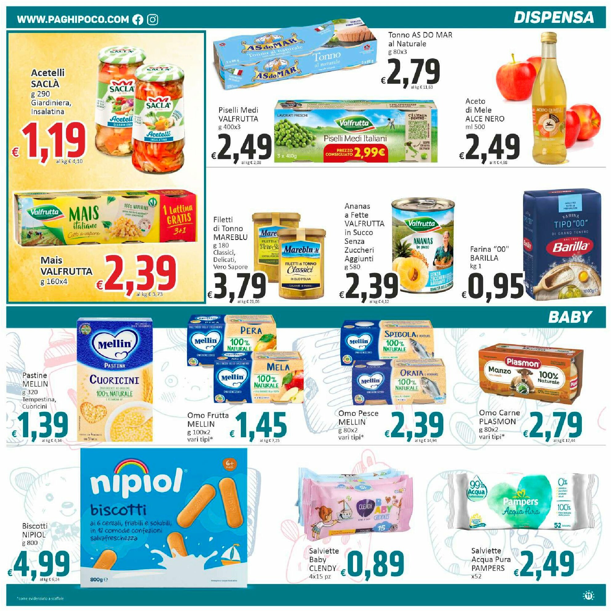 paghi-poco - Volantino Paghi Poco valido dal 19/08 al 28/08 - page: 11