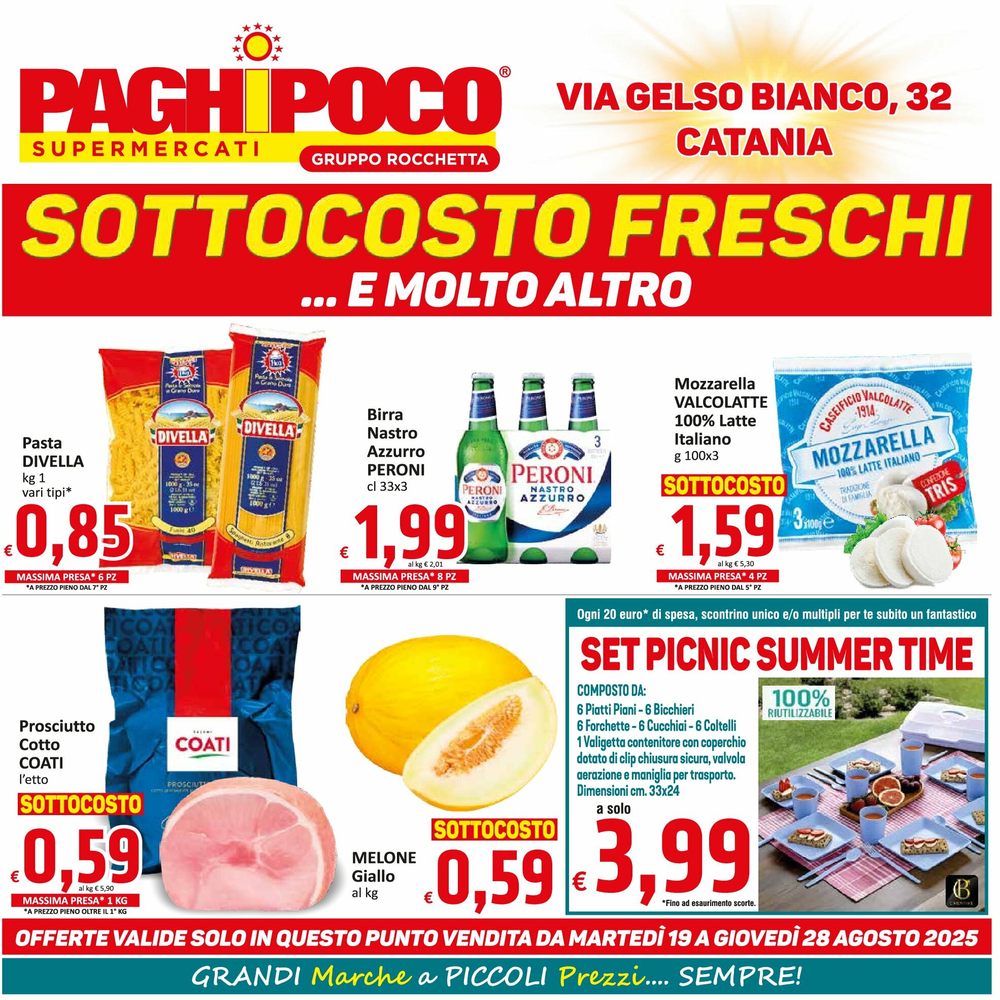 paghi-poco - Volantino Paghi Poco - Gelso Bianco valido dal 19/08 al 28/08