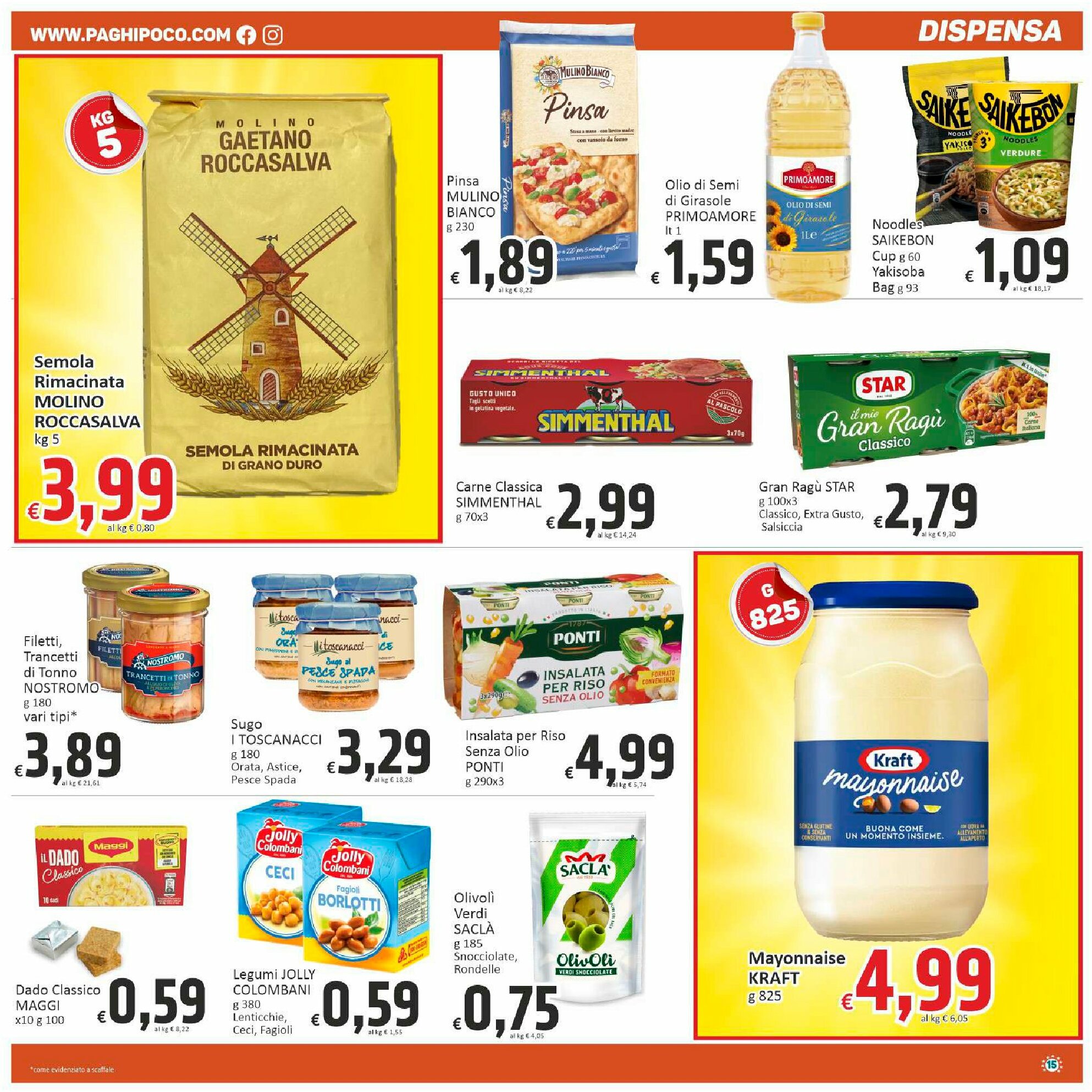 paghi-poco - Volantino Paghi Poco - Generico valido dal 29/08 al 08/09 - page: 15