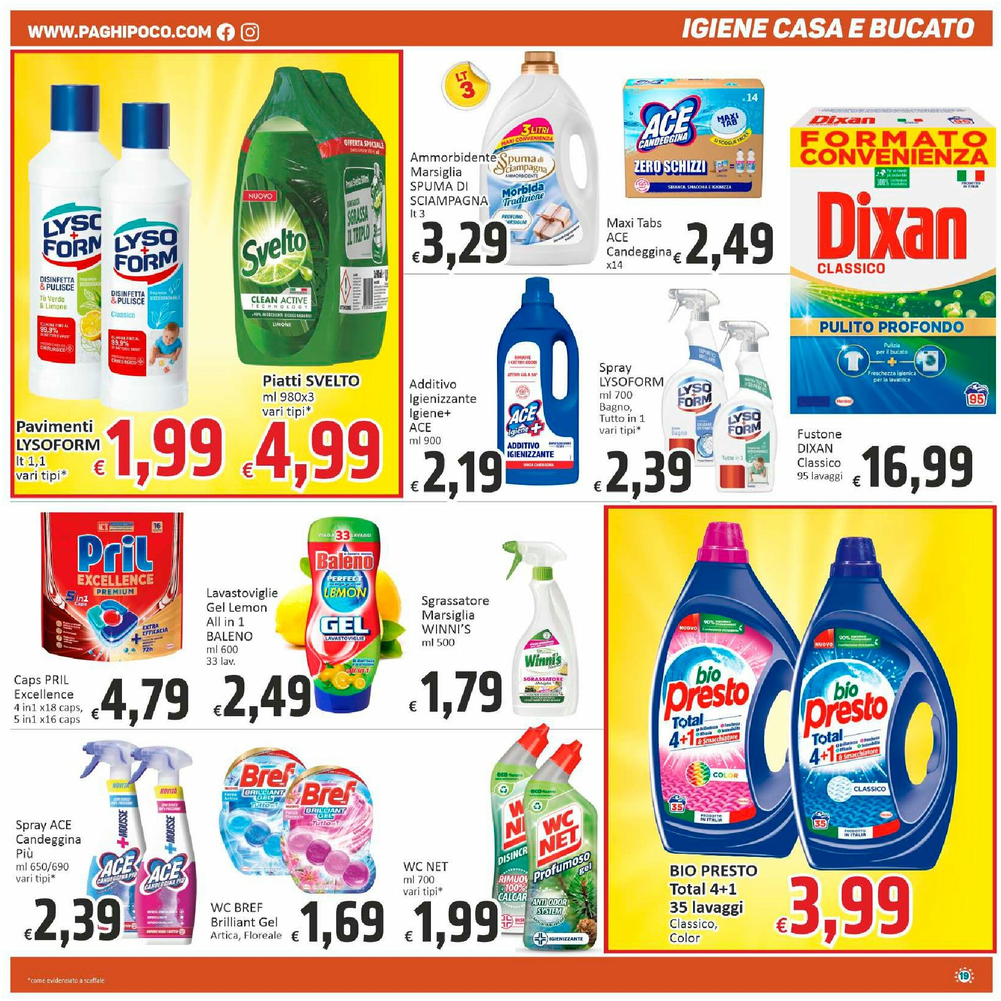 paghi-poco - Volantino Paghi Poco - Punti Vendita in Elenco valido dal 29/08 al 08/09 - page: 19