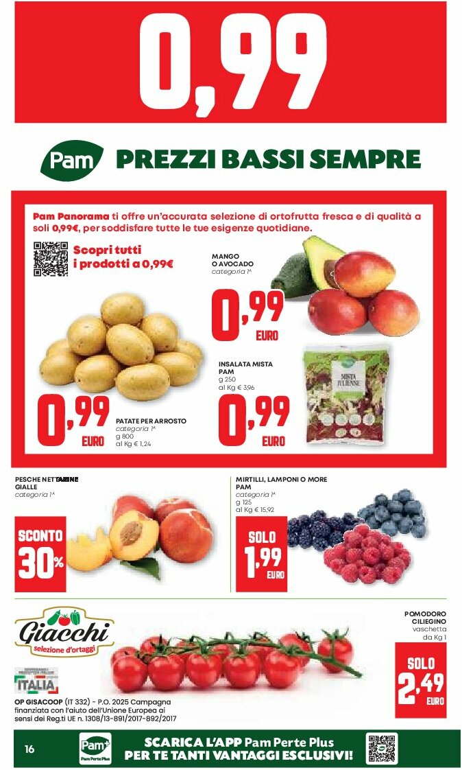 pam - Volantino Pam valido dal 07/08 al 20/08 - page: 16