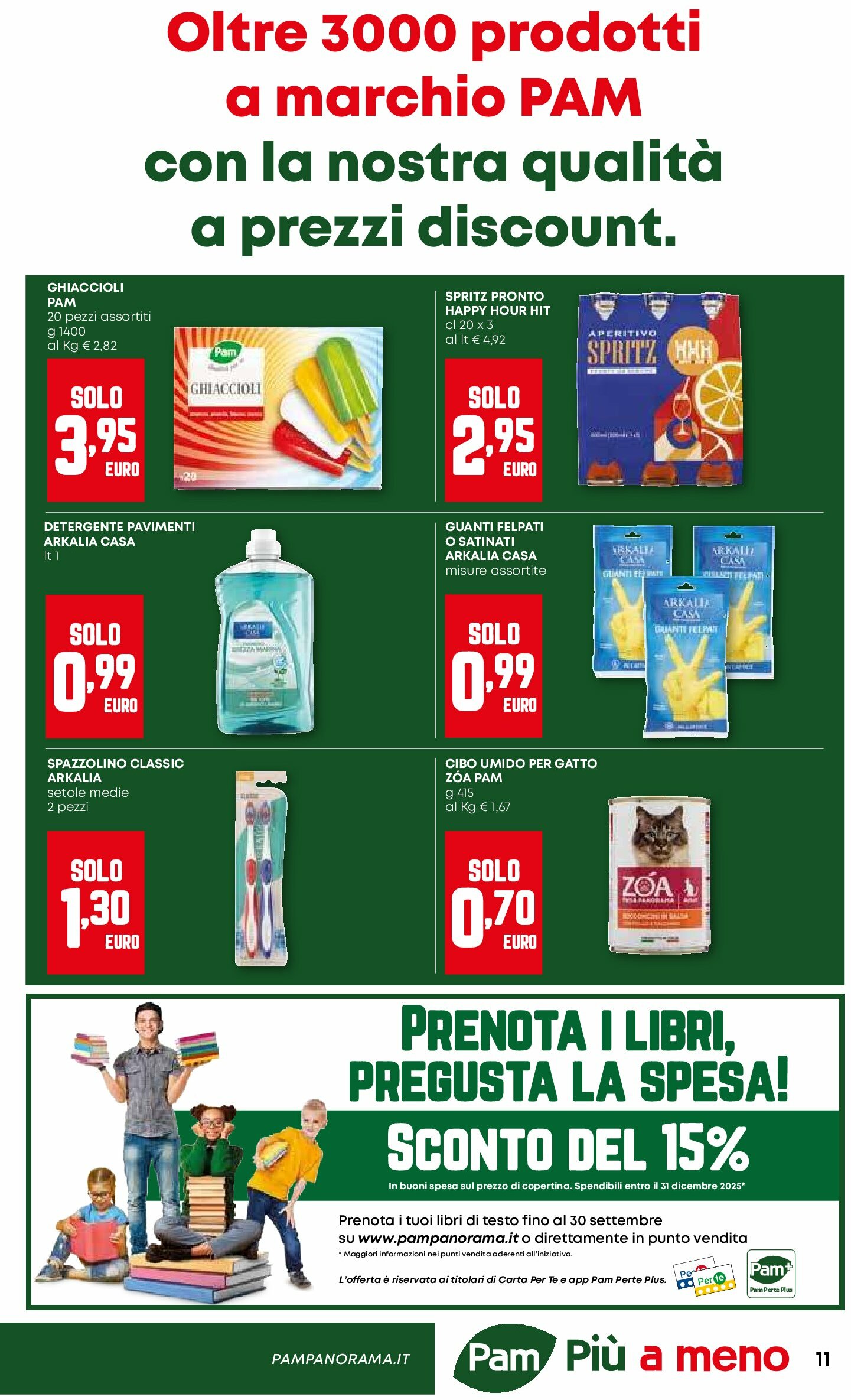 pam - Volantino Pam valido dal 28/08 al 10/09 - page: 11