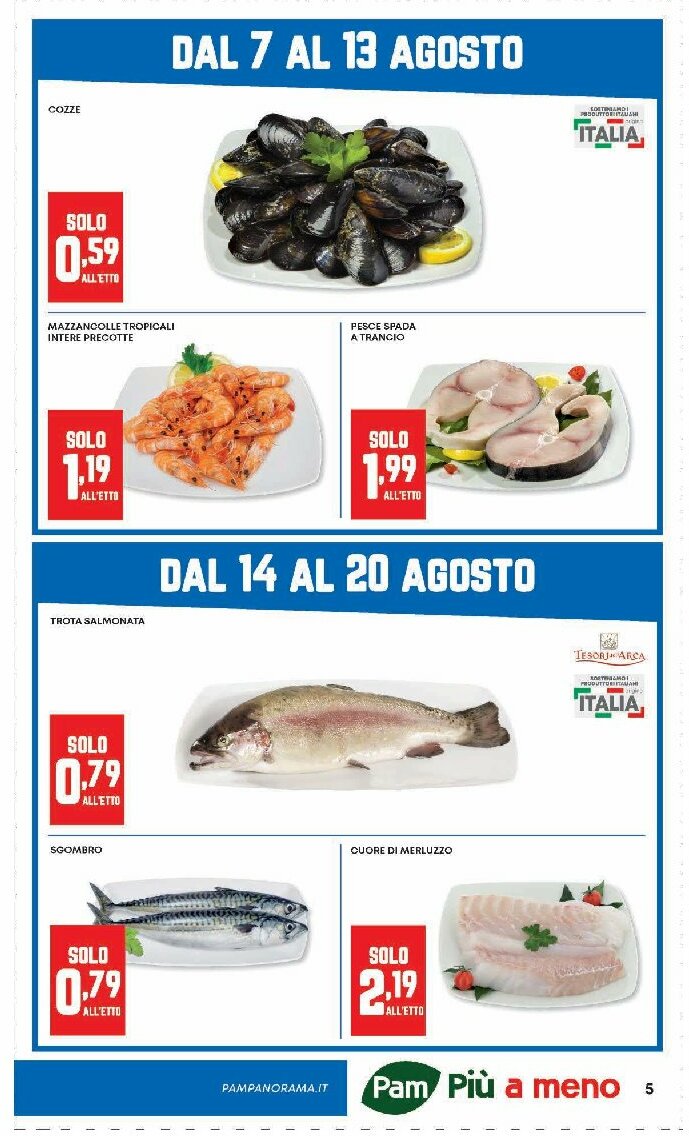 pam-panorama - Volantino Pam Panorama valido dal 07/08 al 20/08 - page: 5
