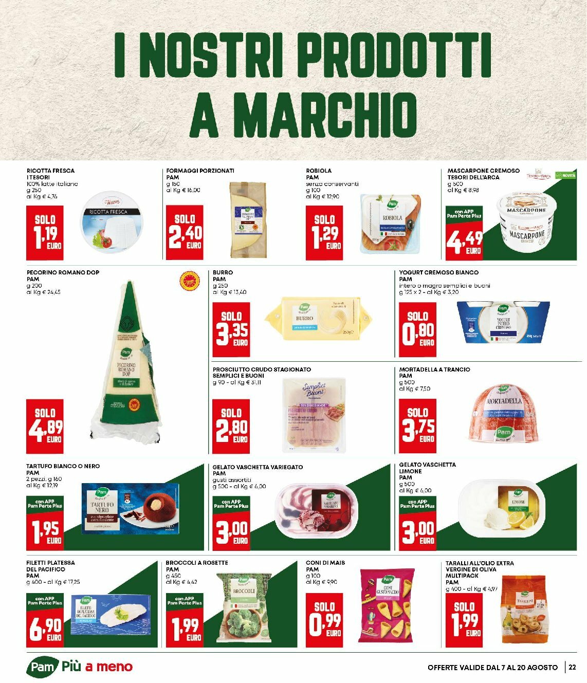pam-panorama - Volantino Pam Panorama - Occasioni extra valido dal 07/08 al 20/08 - page: 22