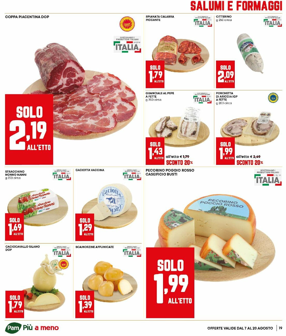 pam-panorama - Volantino Pam Panorama - Occasioni extra valido dal 07/08 al 20/08 - page: 19