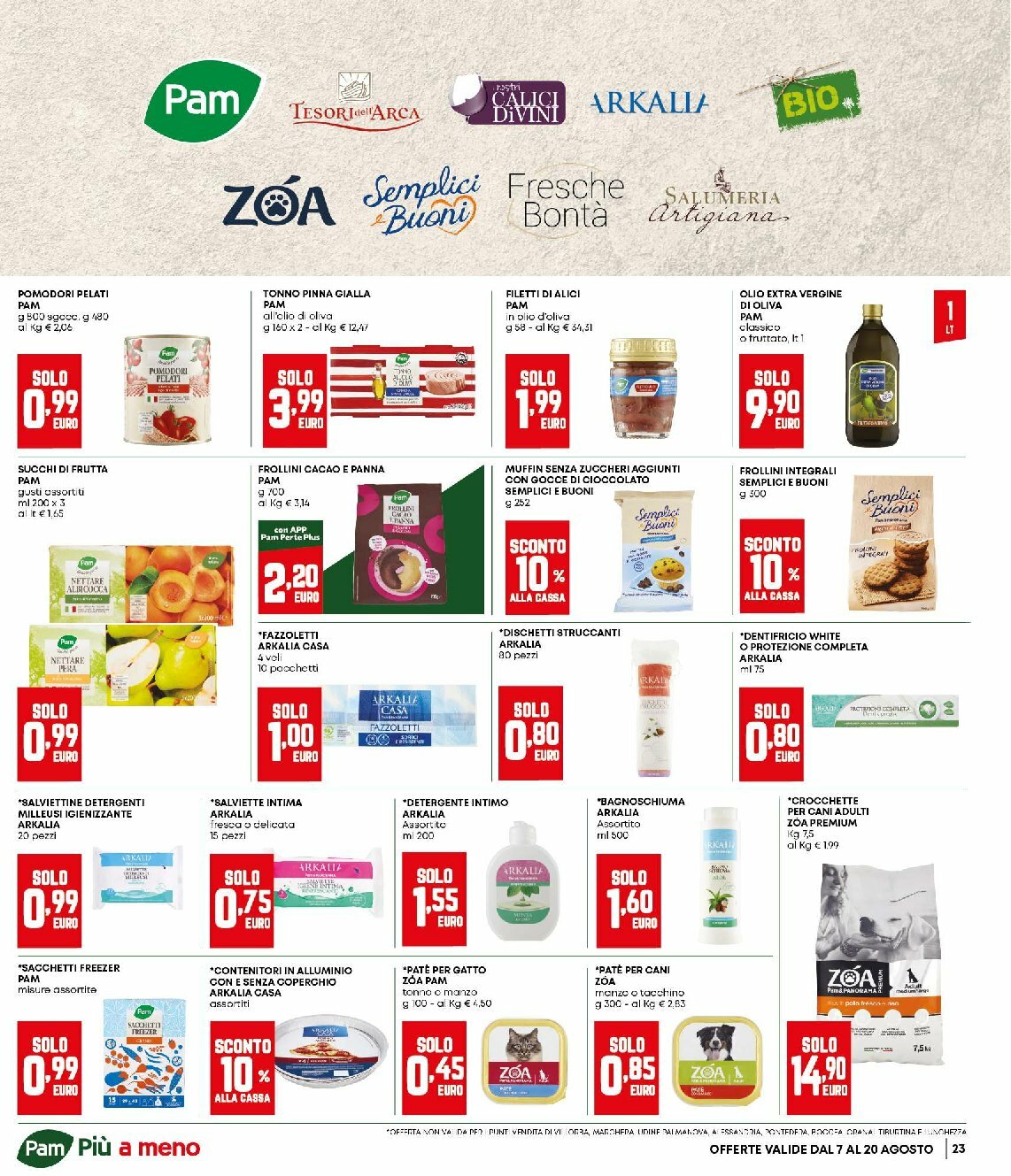 pam-panorama - Volantino Pam Panorama - Occasioni extra valido dal 07/08 al 20/08 - page: 23