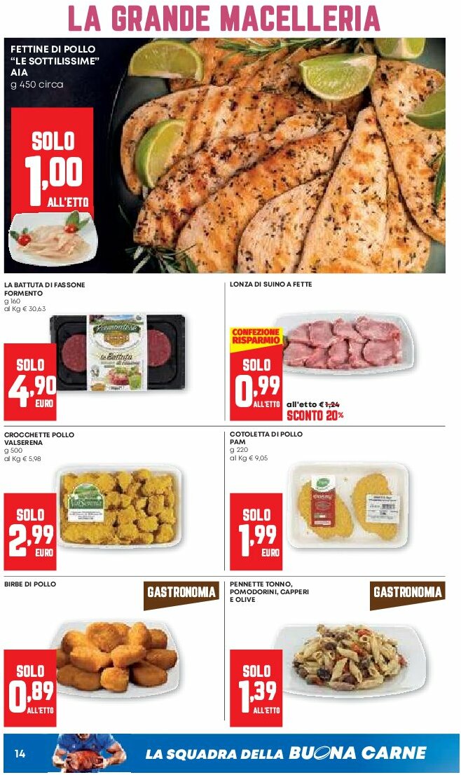 pam-retail-pro - Volantino Pam Retail Pro valido dal 07/08 al 20/08 - page: 14