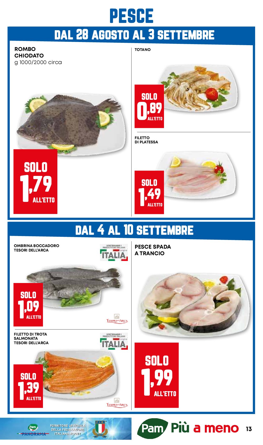 pam-retail-pro - Volantino Pam Retail Pro valido dal 28/08 al 10/09 - page: 13