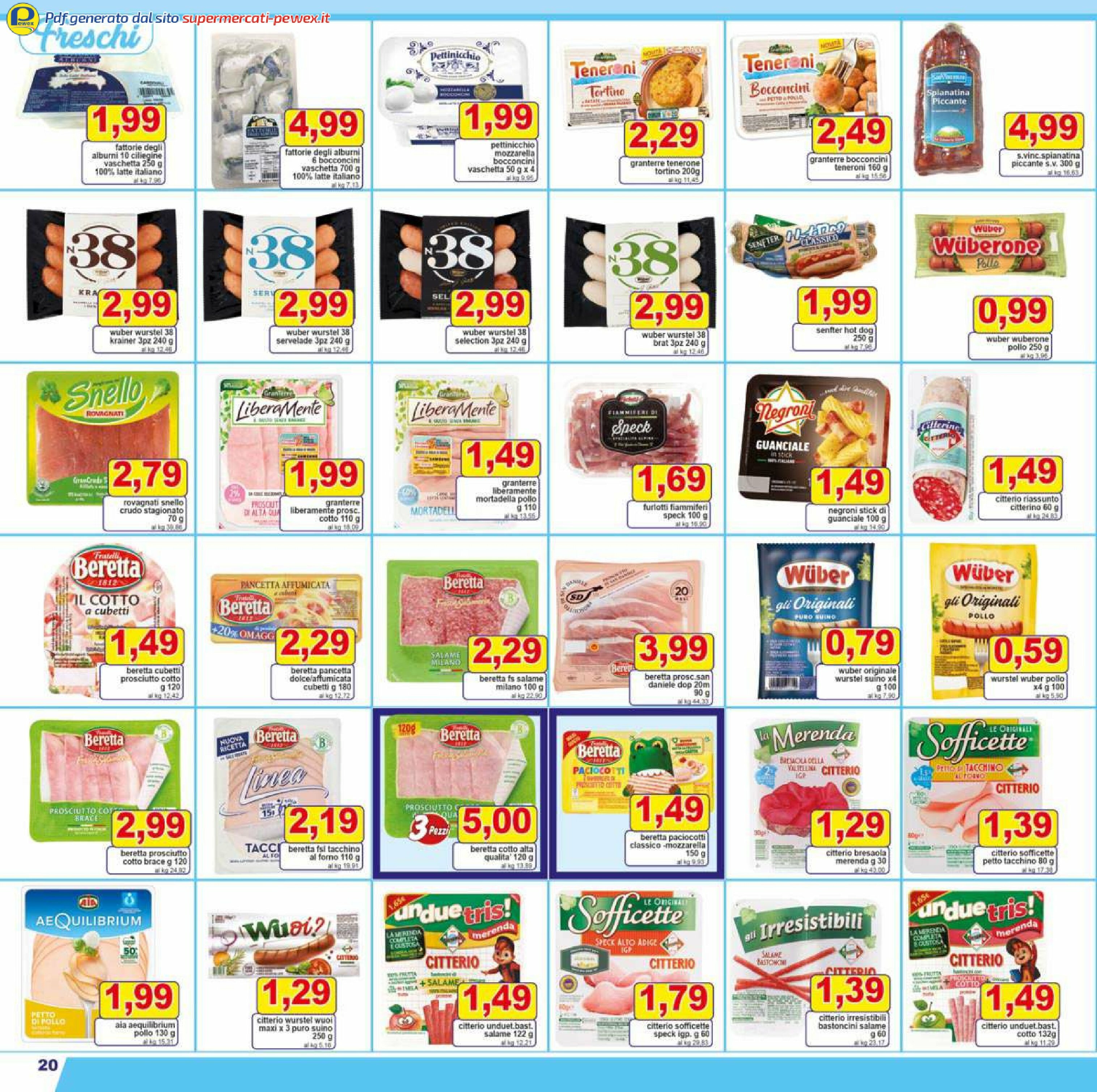 pewex - Volantino Pewex valido dal 18/08 al 26/08 - page: 20