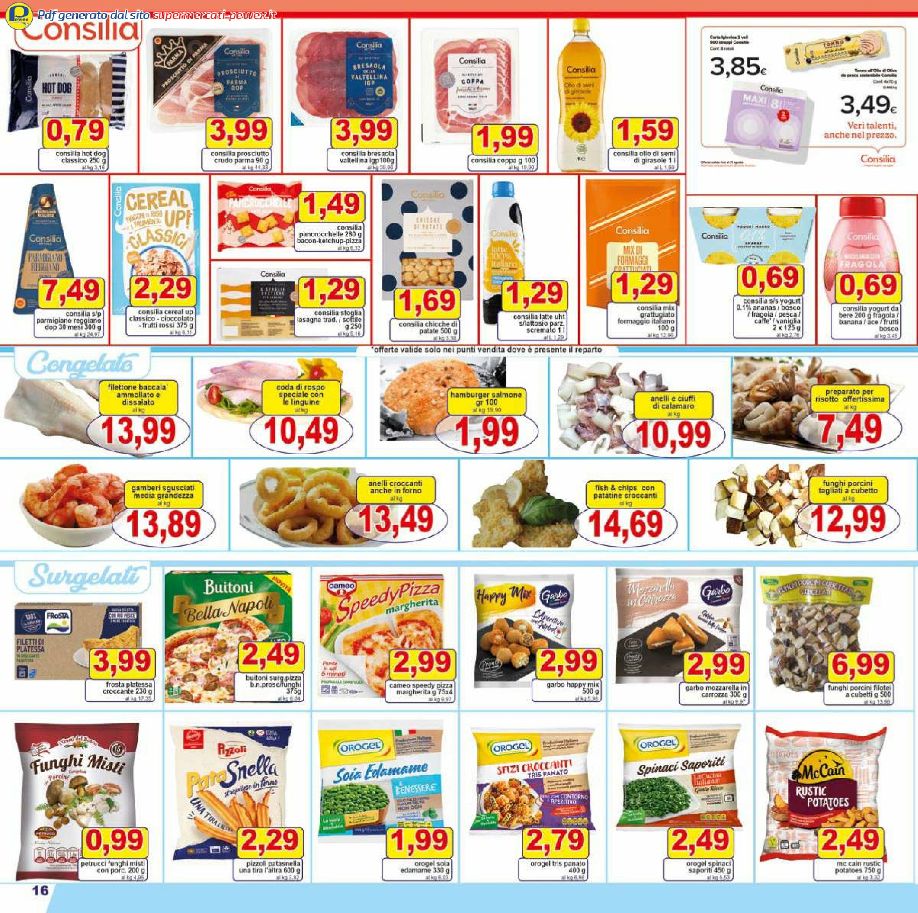 pewex - Volantino Pewex valido dal 18/08 al 26/08 - page: 16