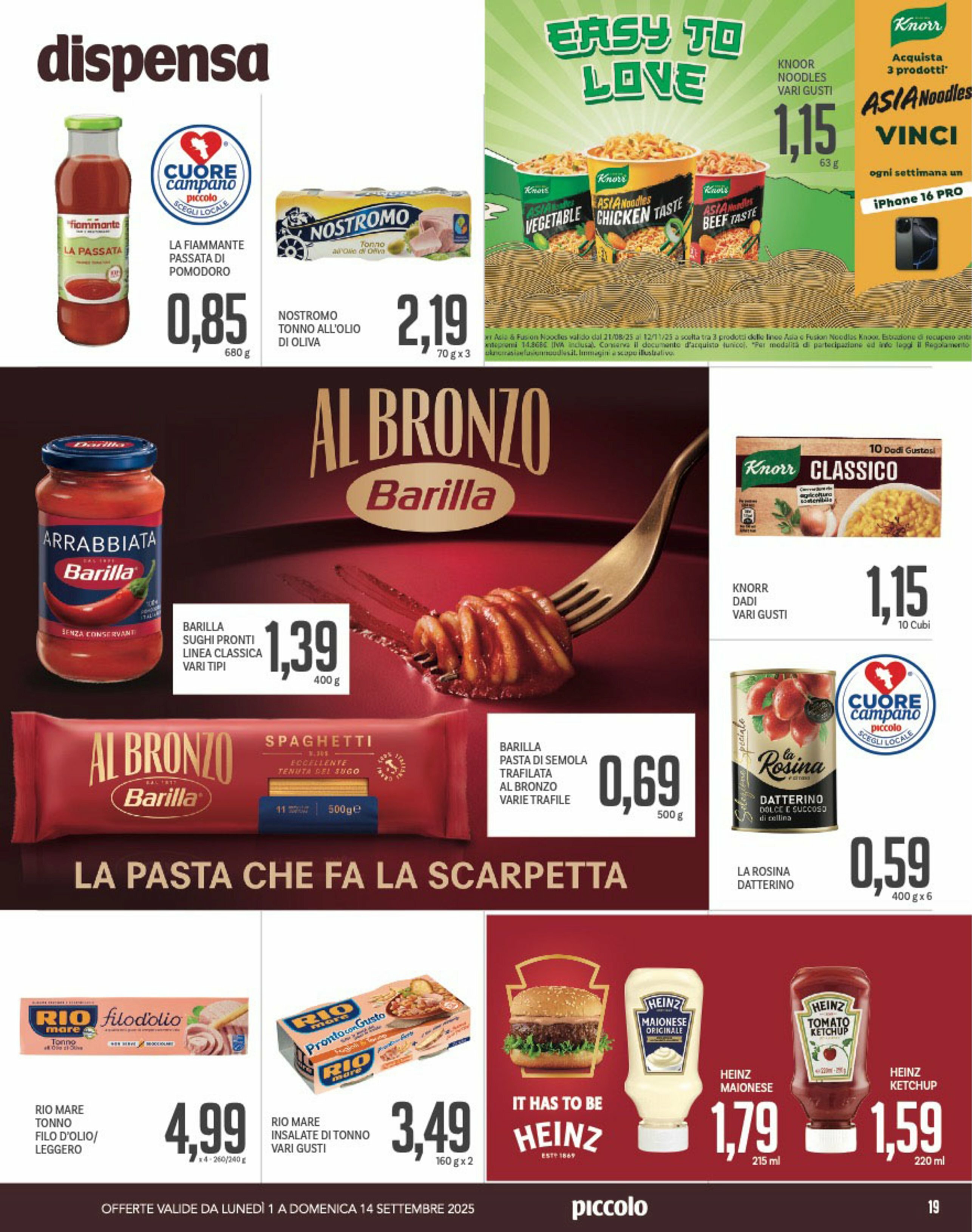 piccolo - Volantino Piccolo valido dal 01/09 al 14/09 - page: 19