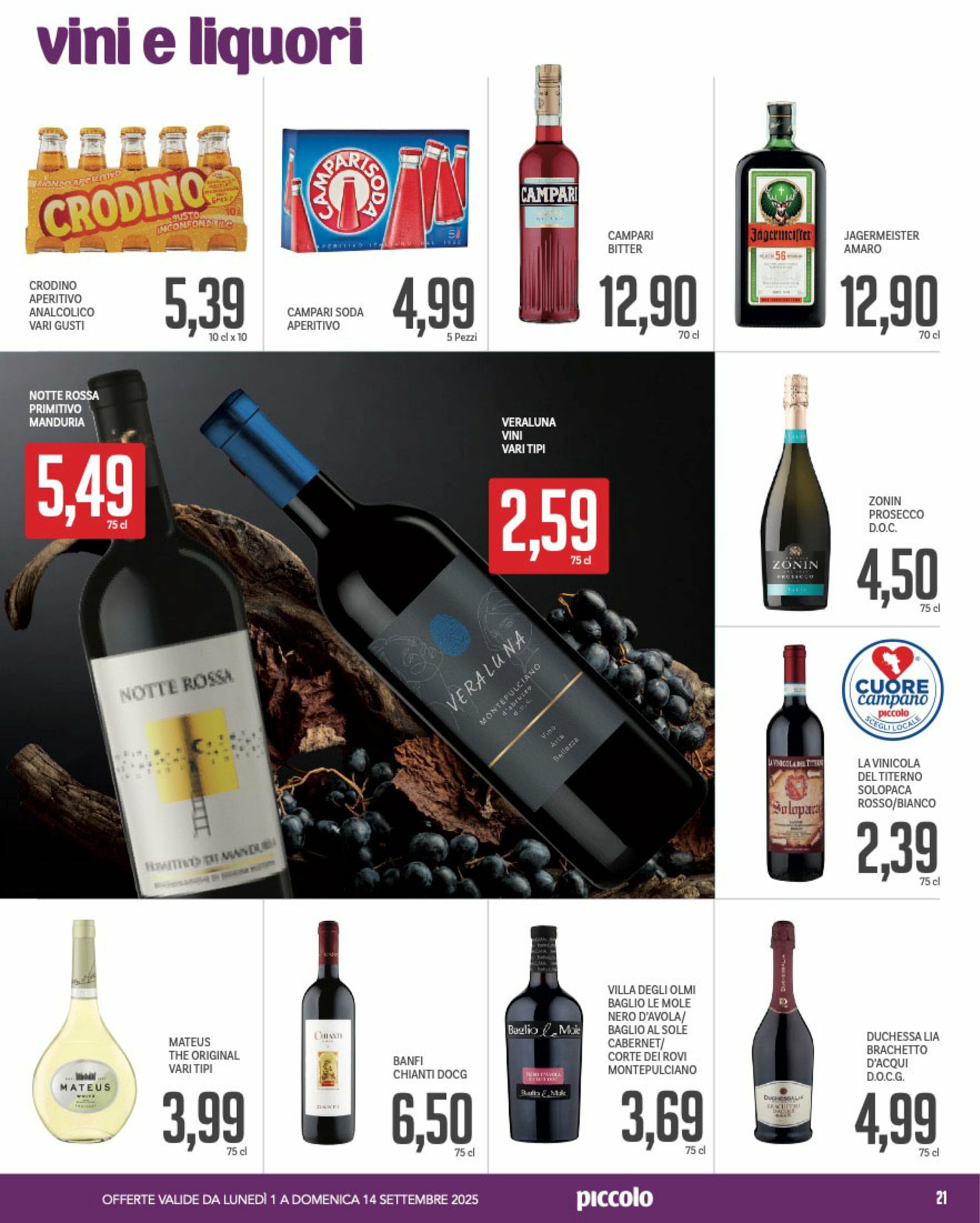 piccolo - Volantino Piccolo valido dal 01/09 al 14/09 - page: 21