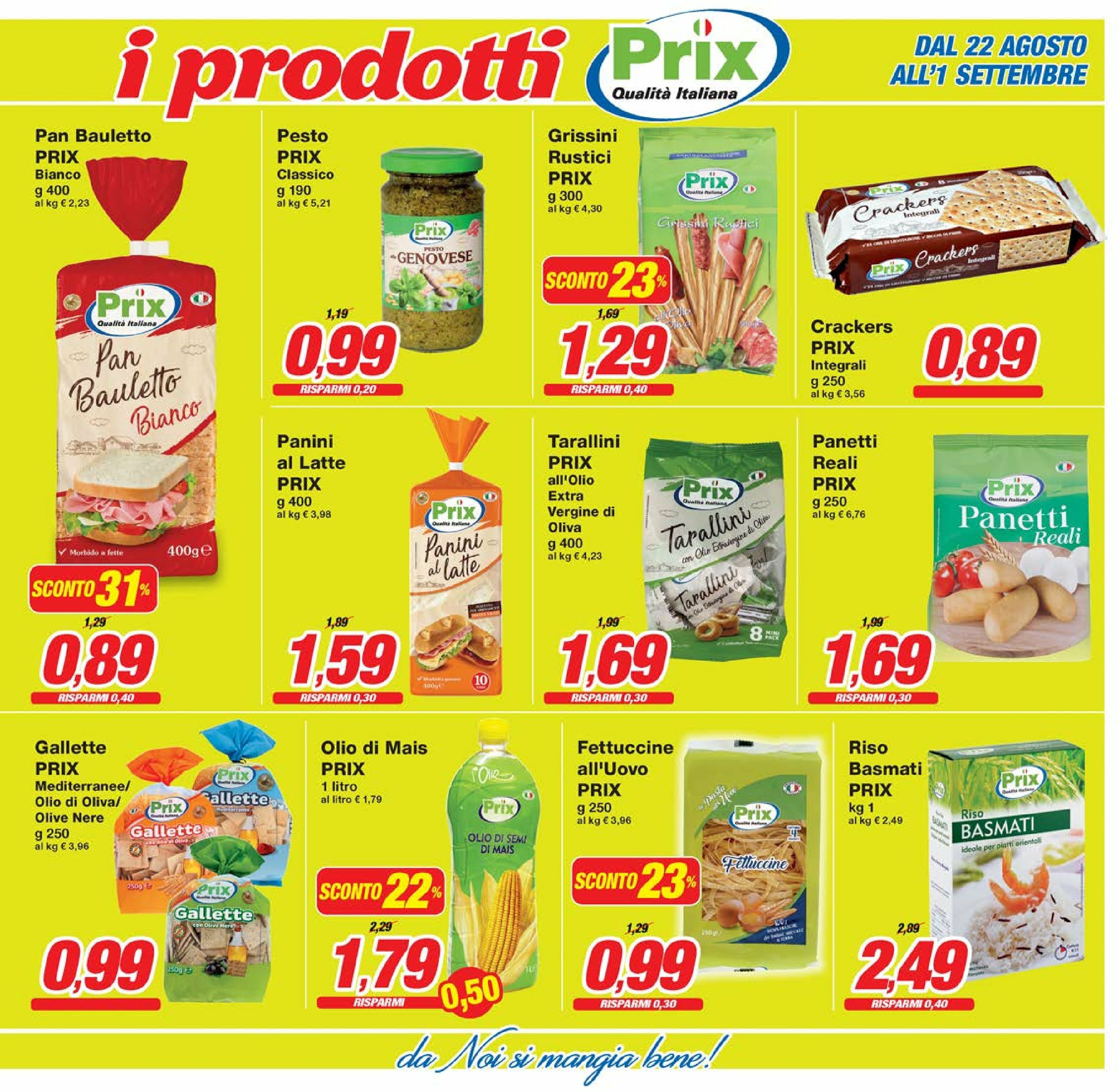 prix - Volantino Prix valido dal 22/08 al 01/09 - page: 3